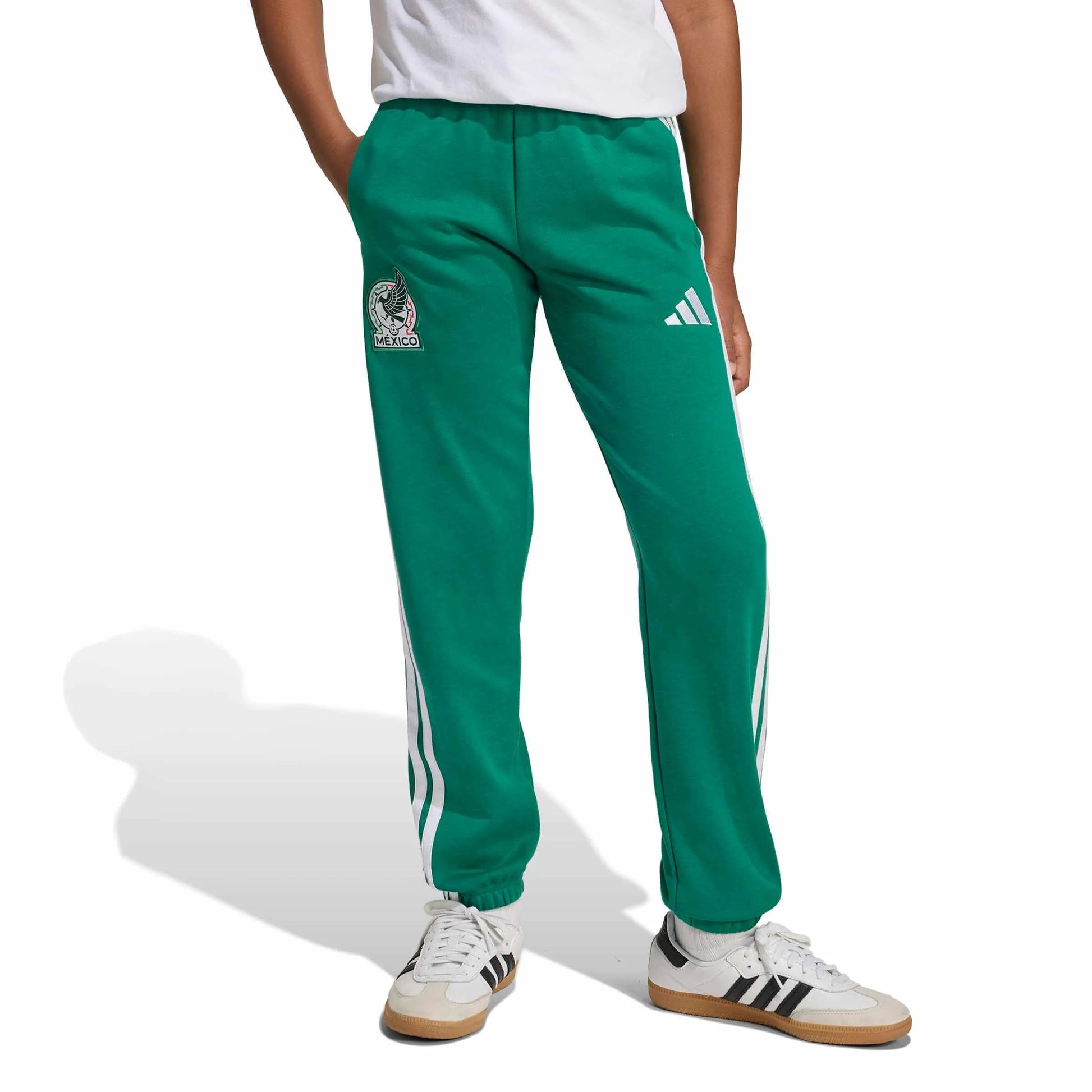 adidas 2026 Mexico Youth Pants (Model - Front)