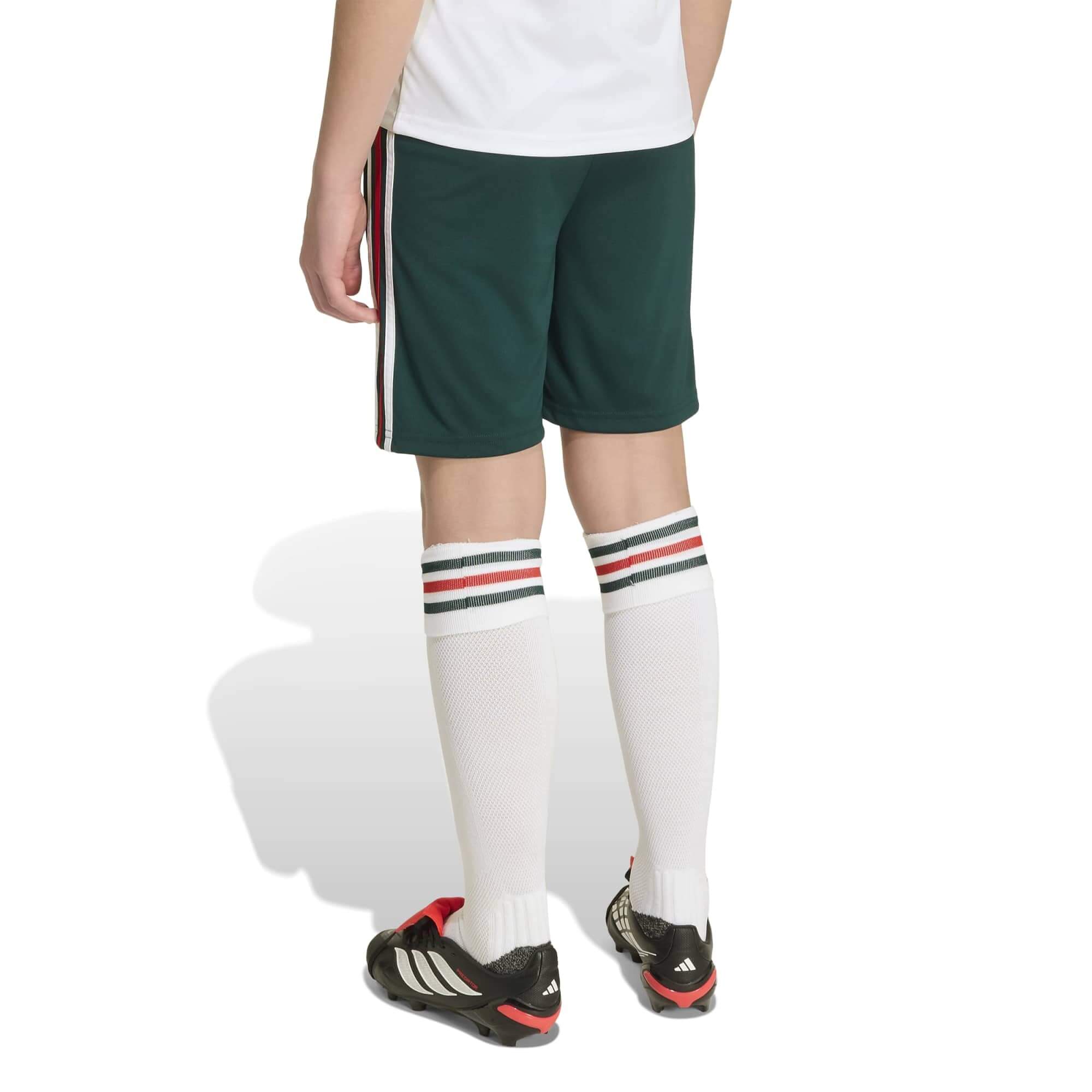 adidas 2026 Mexico Youth Stadium Away Shorts (Model - Back)