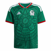 adidas 2026 Mexico Youth Stadium Home Soccer Jersey (Front)