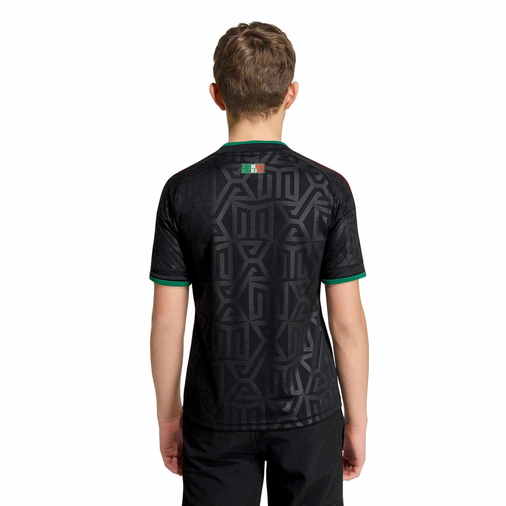 adidas 2026 Mexico Youth Stadium Third Soccer Jersey (Model - Back)