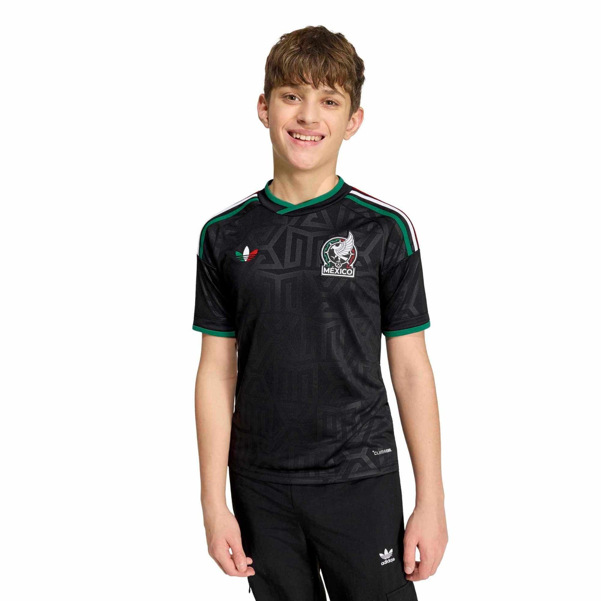 adidas 2026 Mexico Youth Stadium Third Soccer Jersey (Model - Front)