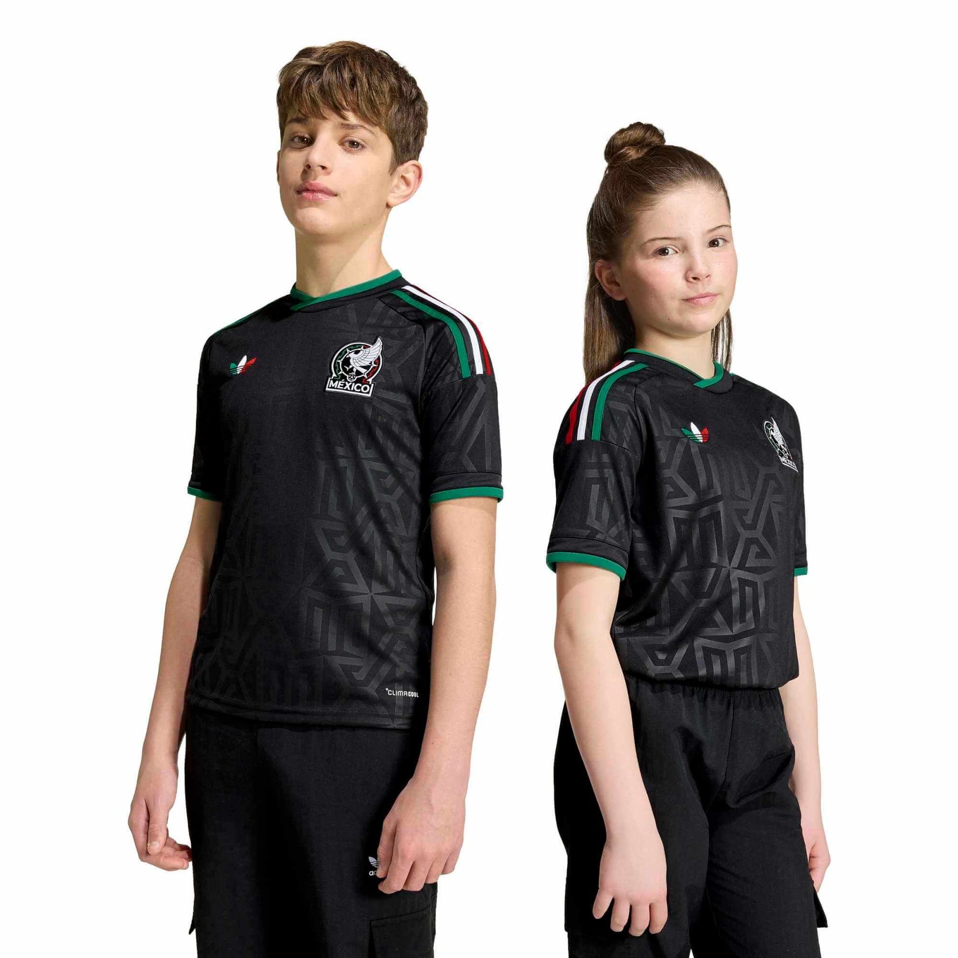 adidas 2026 Mexico Youth Stadium Third Soccer Jersey (Models - Front)
