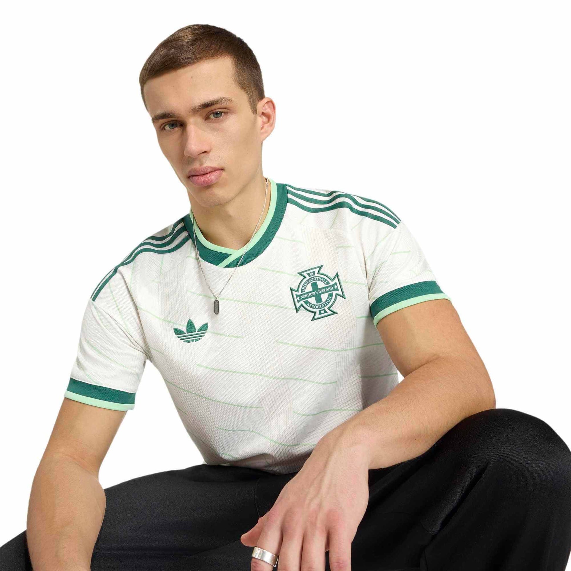 adidas 2026 Northern Ireland Men's Stadium Away Soccer Jersey (Detail 1)