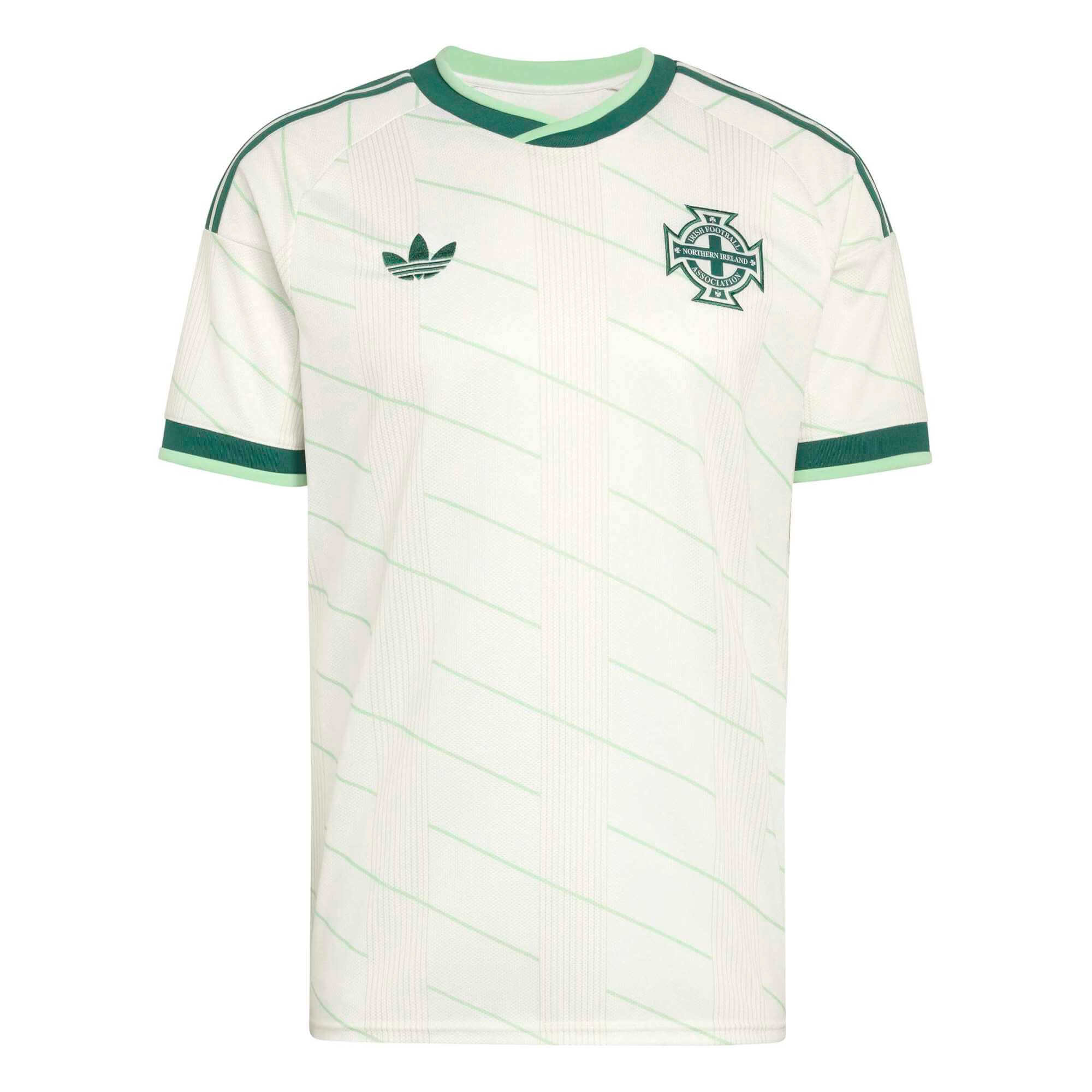 2点セット　LIDAIRPEAKS Ｔシャツ グリーン　白 adidas 2026 Northern Ireland Men's Stadium Away Soccer Jersey