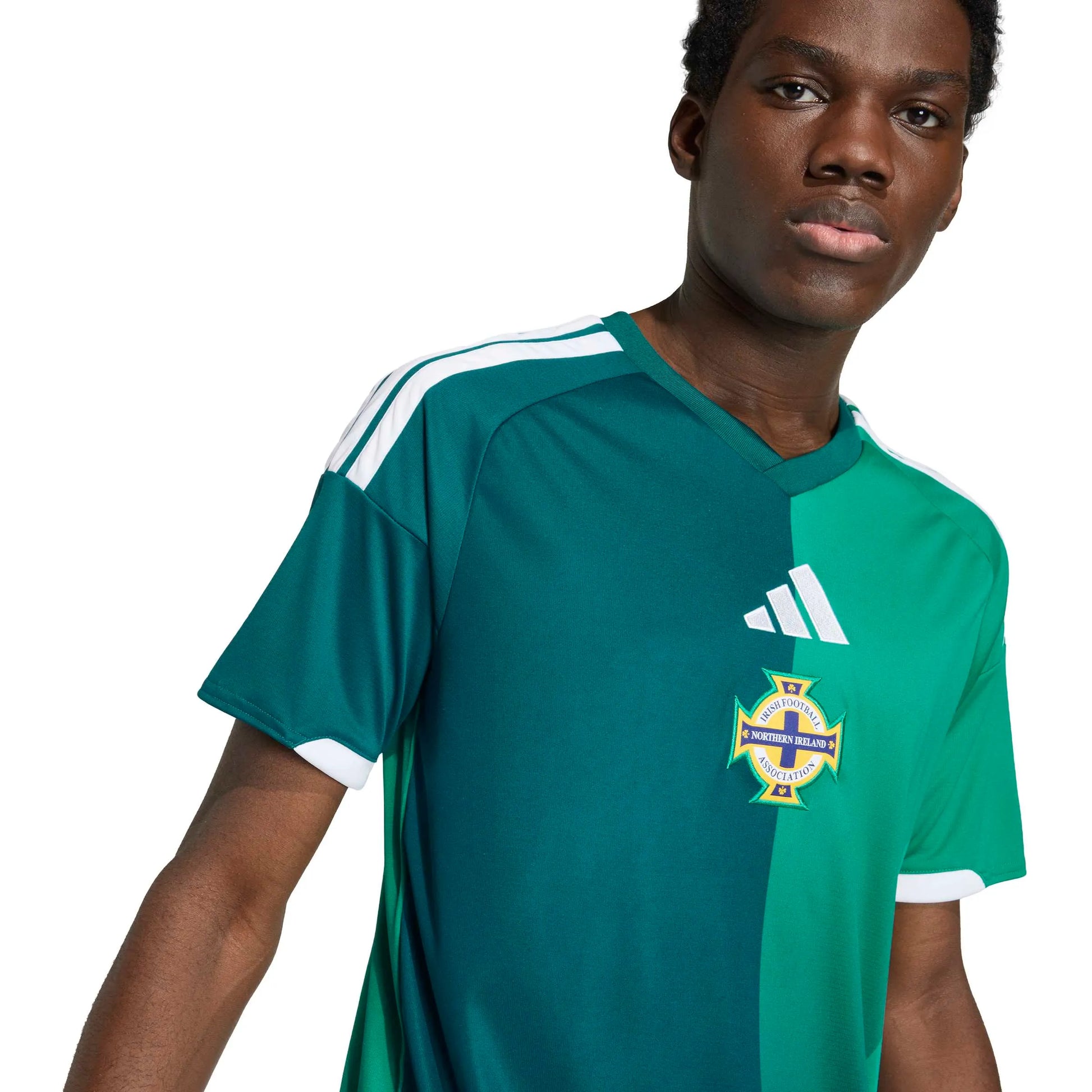 adidas 2026 Northern Ireland Men's Stadium Home Soccer Jersey (Detail 1)