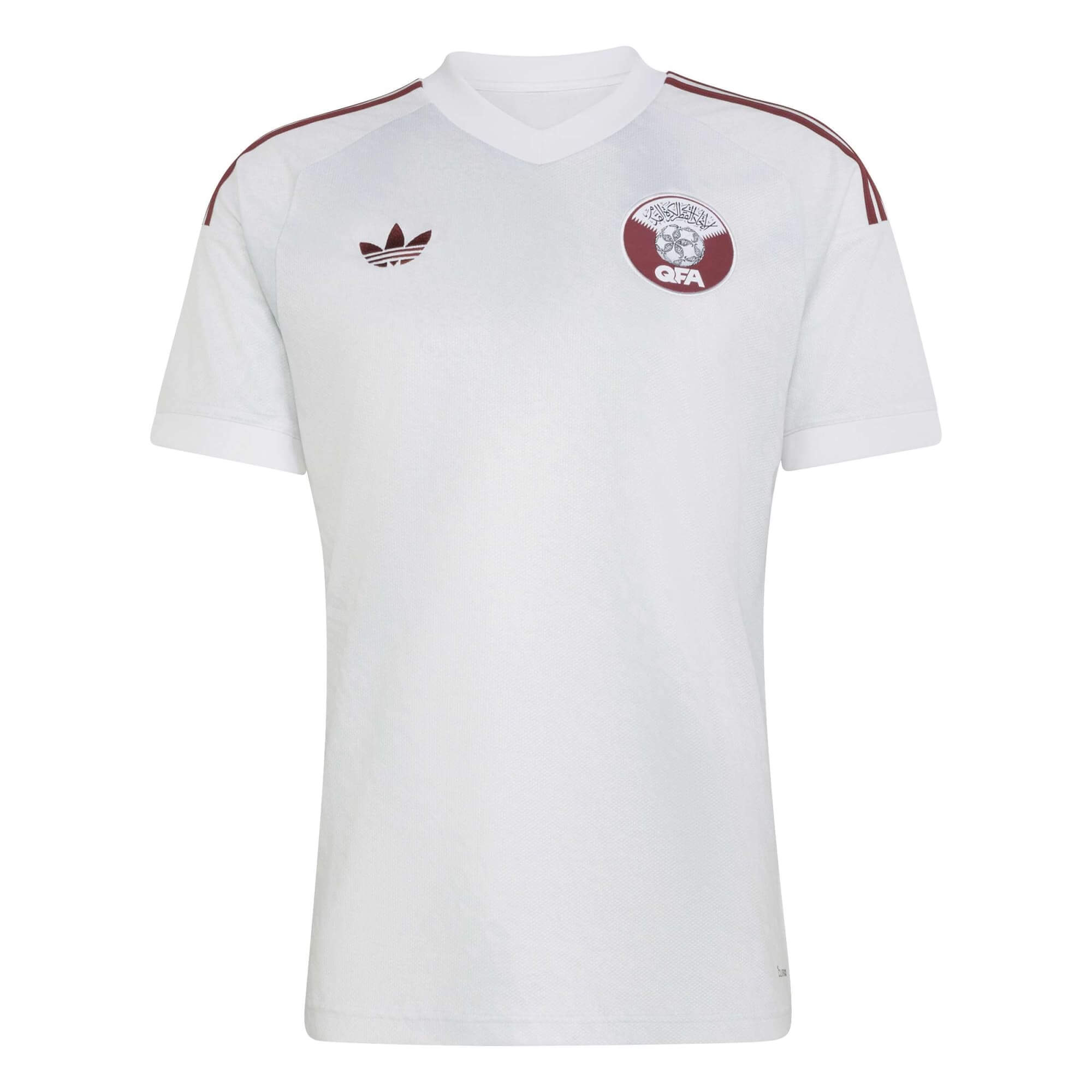 adidas 2026 Qatar Men's Stadium Away Soccer Jersey (Front)