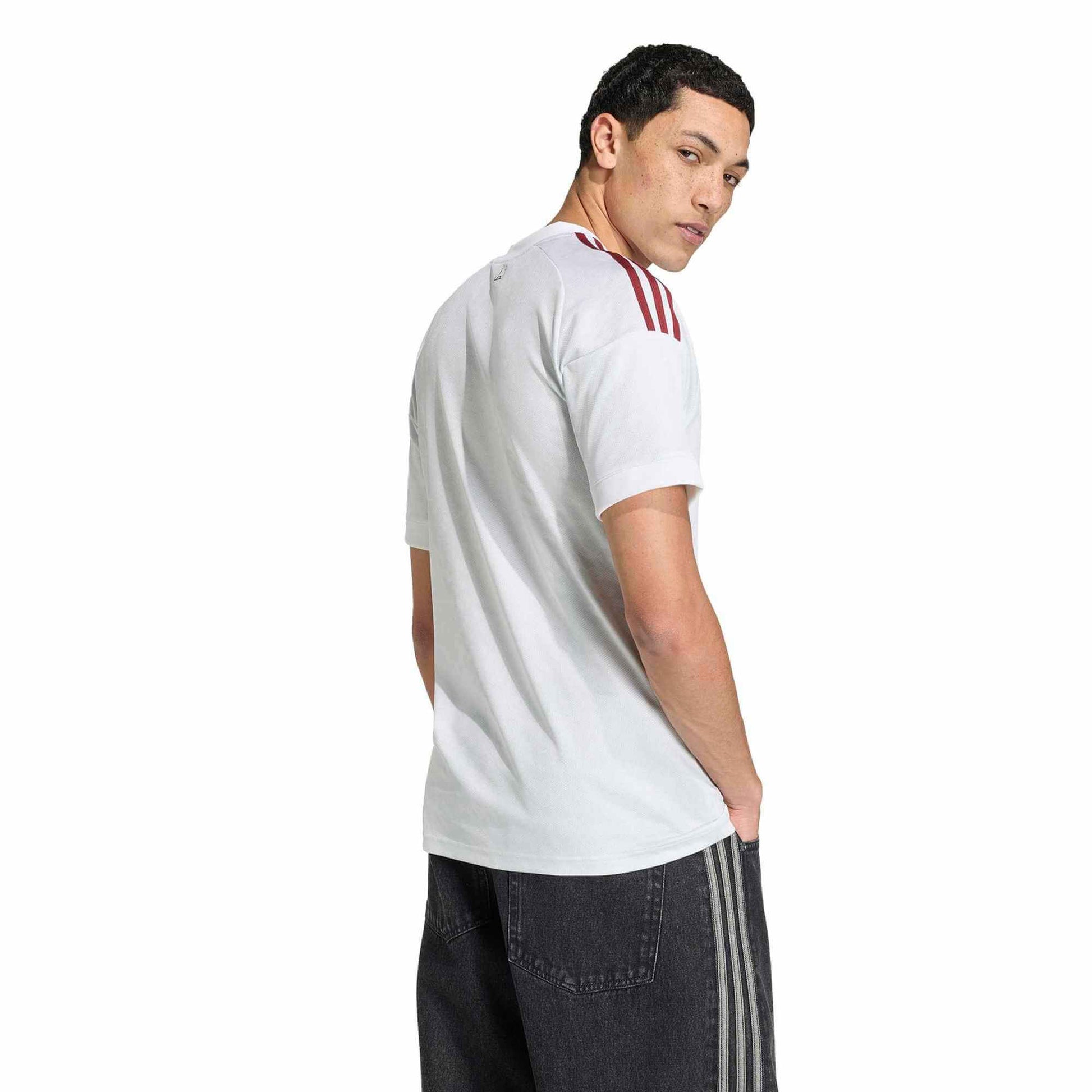 adidas 2026 Qatar Men's Stadium Away Soccer Jersey (Model - Back)