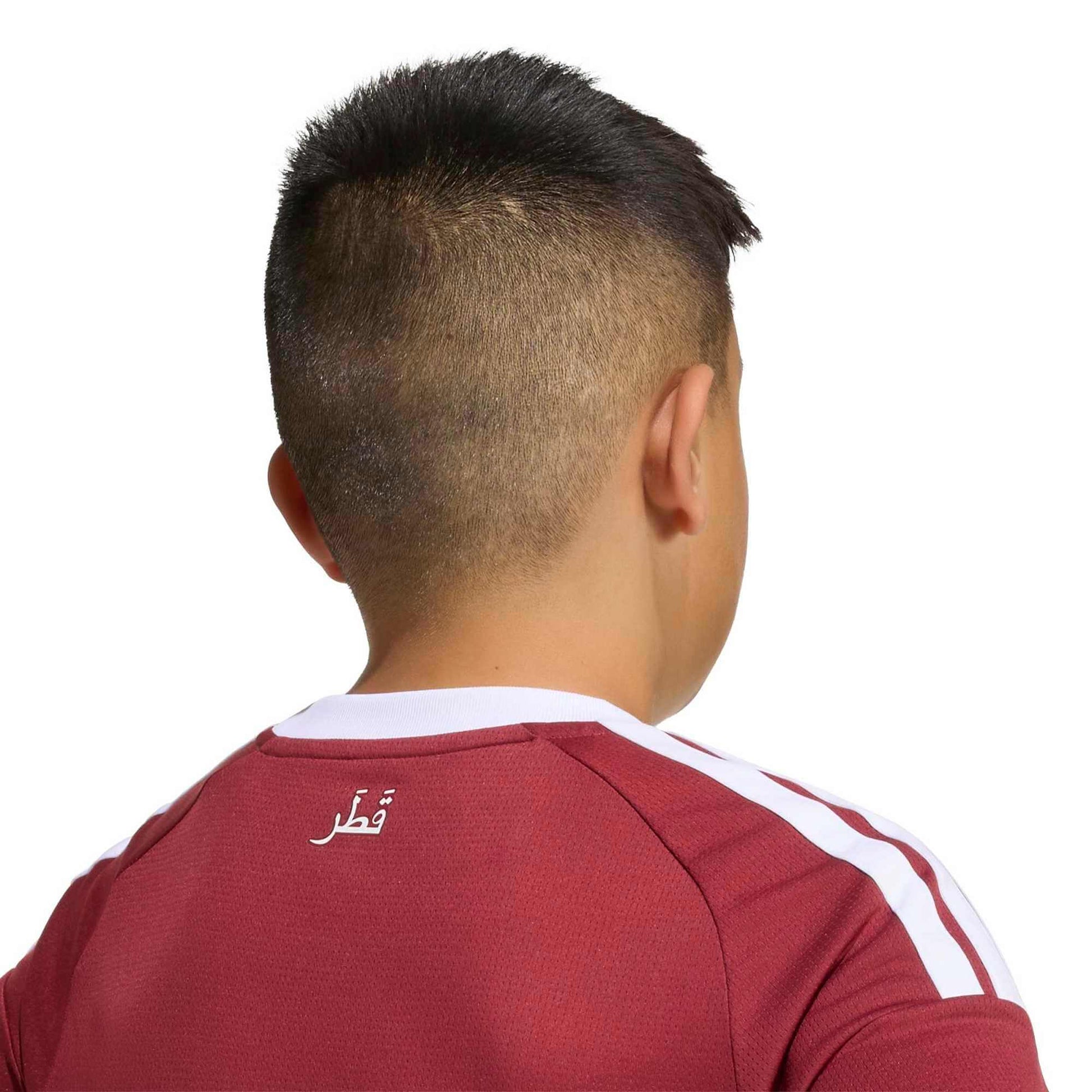 adidas 2026 Qatar Youth Stadium Home Soccer Jersey (Detail 2)