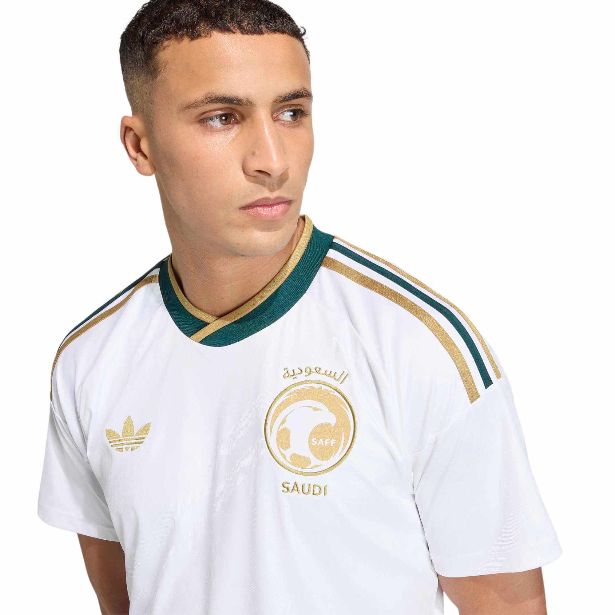 adidas 2026 Saudi Arabia Men's Stadium Away Soccer Jersey (Detail 1)