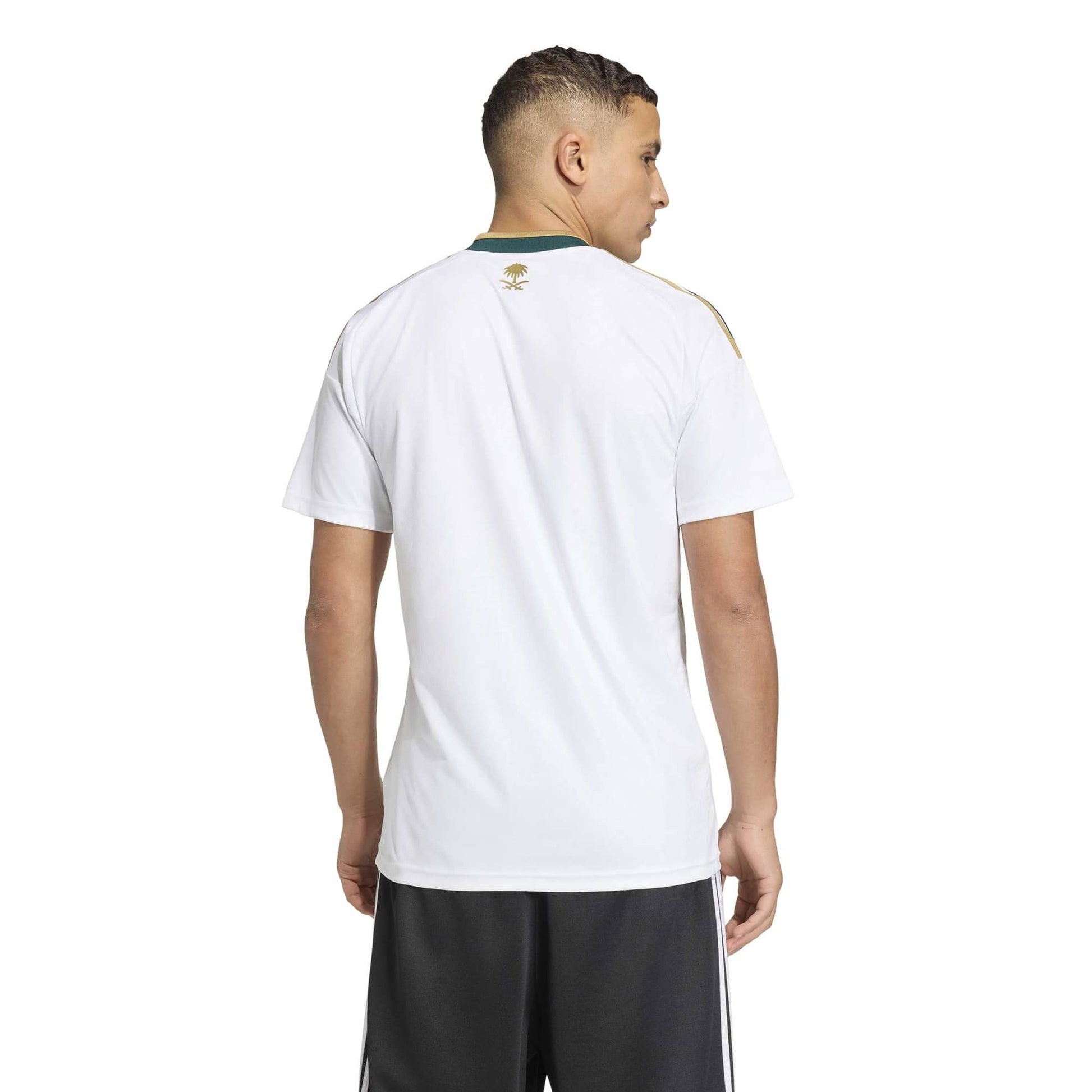 adidas 2026 Saudi Arabia Men's Stadium Away Soccer Jersey (Model - Back)