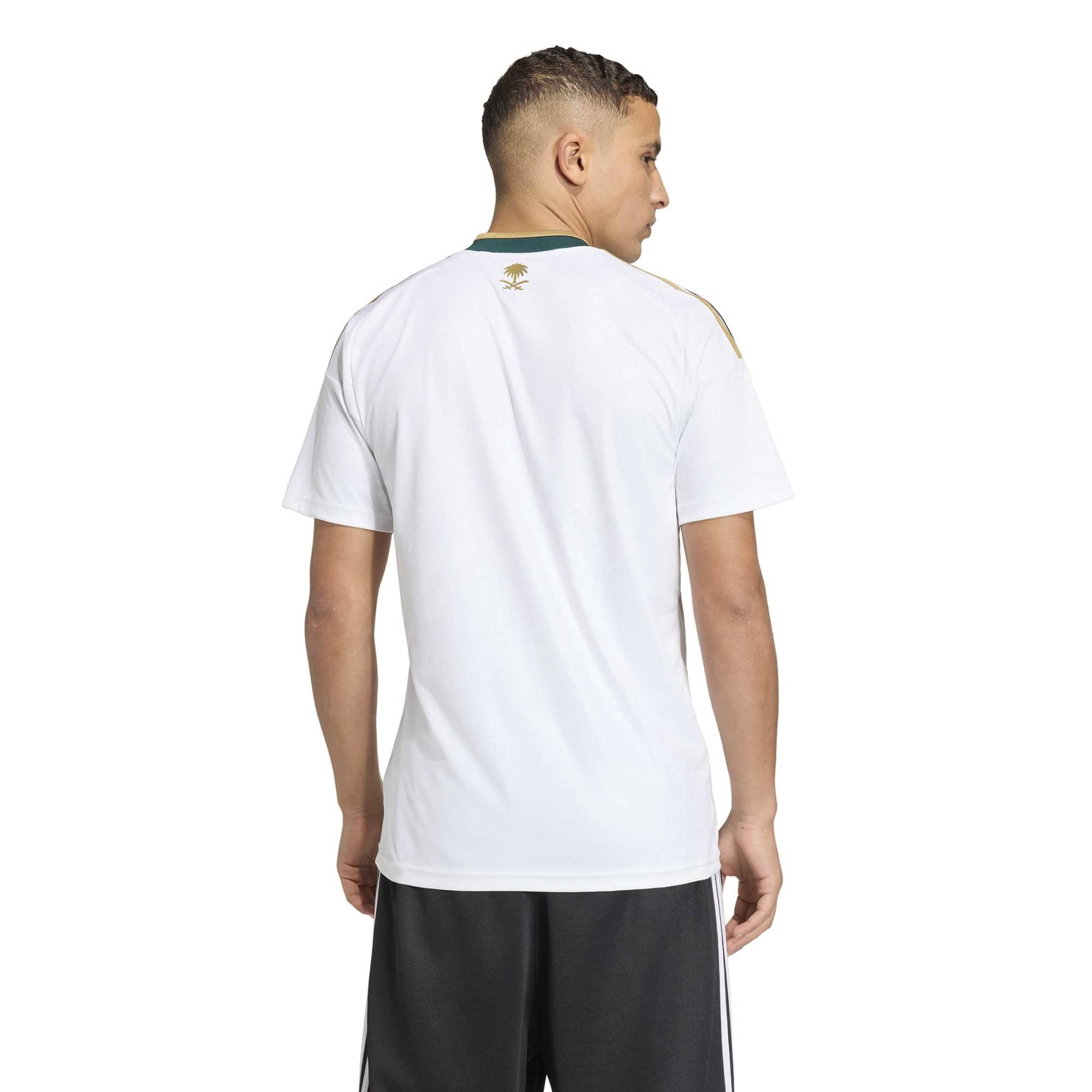 adidas 2026 Saudi Arabia Men's Stadium Away Soccer Jersey (Model - Back)