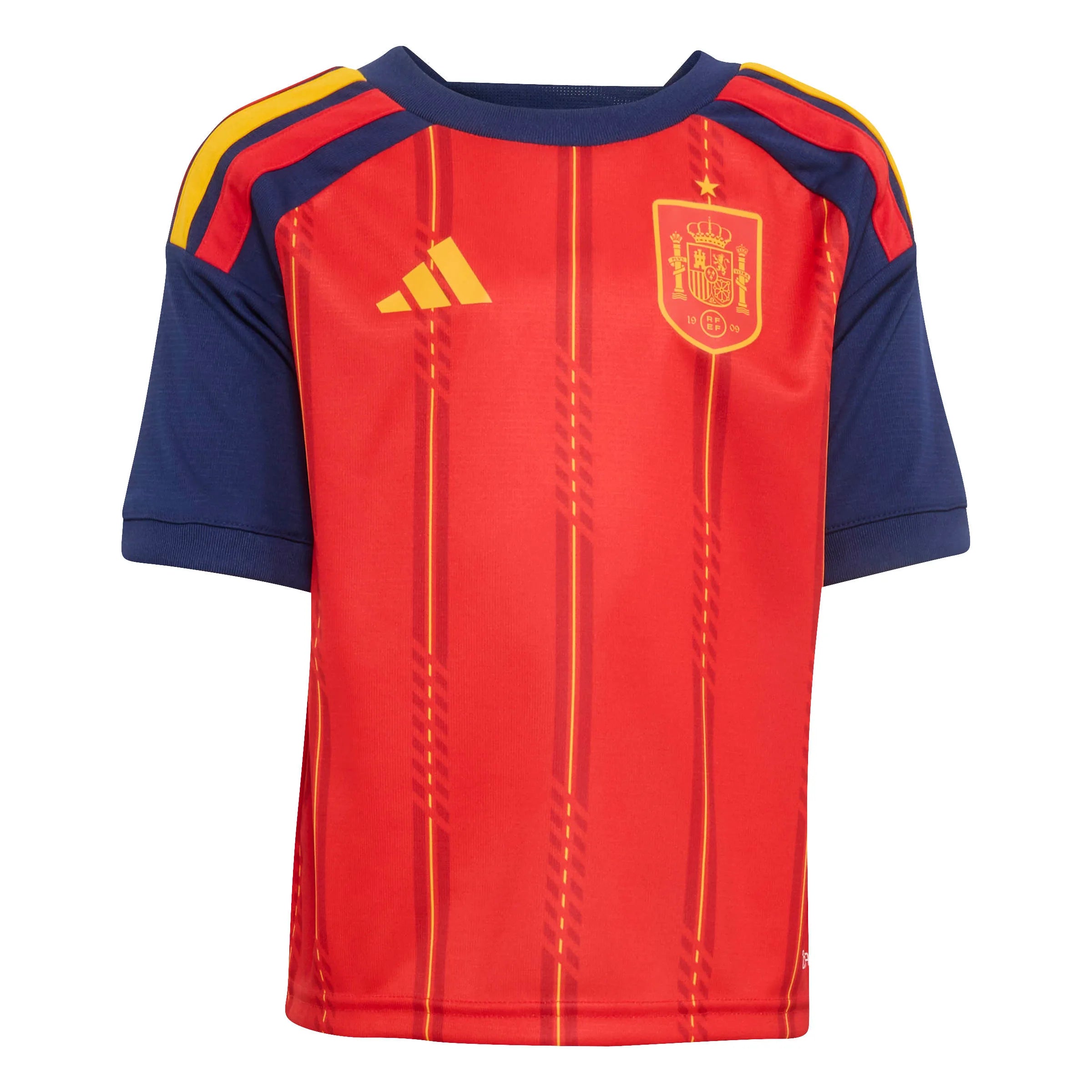 adidas 2026 Spain Kid's Home Mini Kit (Jersey - Front)