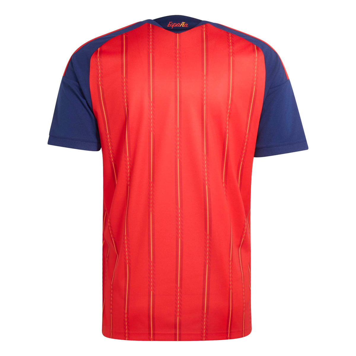 adidas 2026 Spain Men's 2-Star Stadium Home Soccer Jersey (Back)