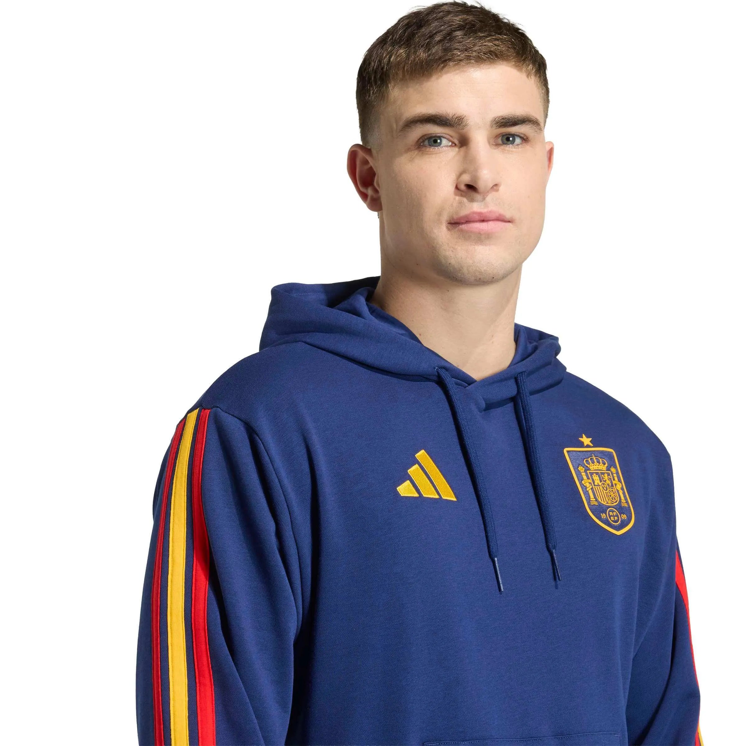 adidas 2026 Spain Men's DNA Hoodie (Detail 1)