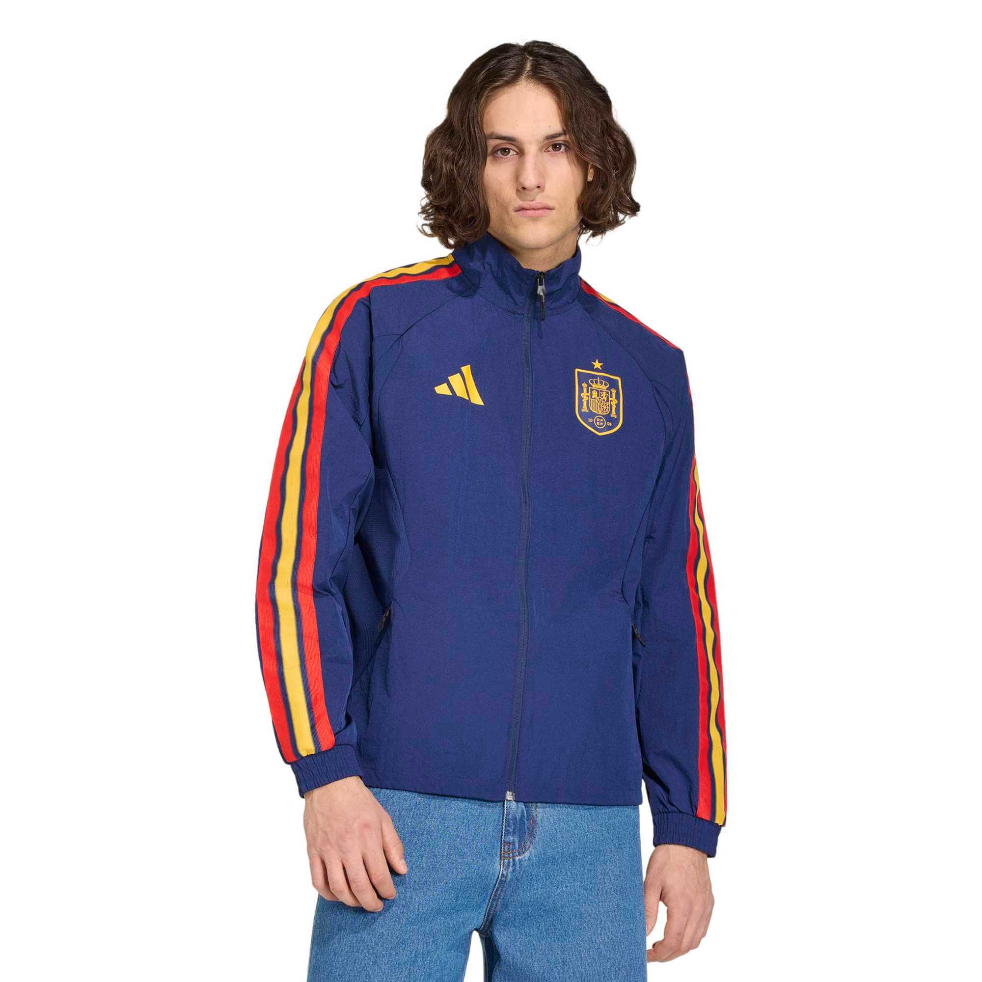 adidas 2026 Spain Men's Home Anthem Jacket (Model - Front)