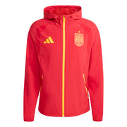adidas 2026 Spain Men's Tiro Travel Full Zip Windbreaker (Front)