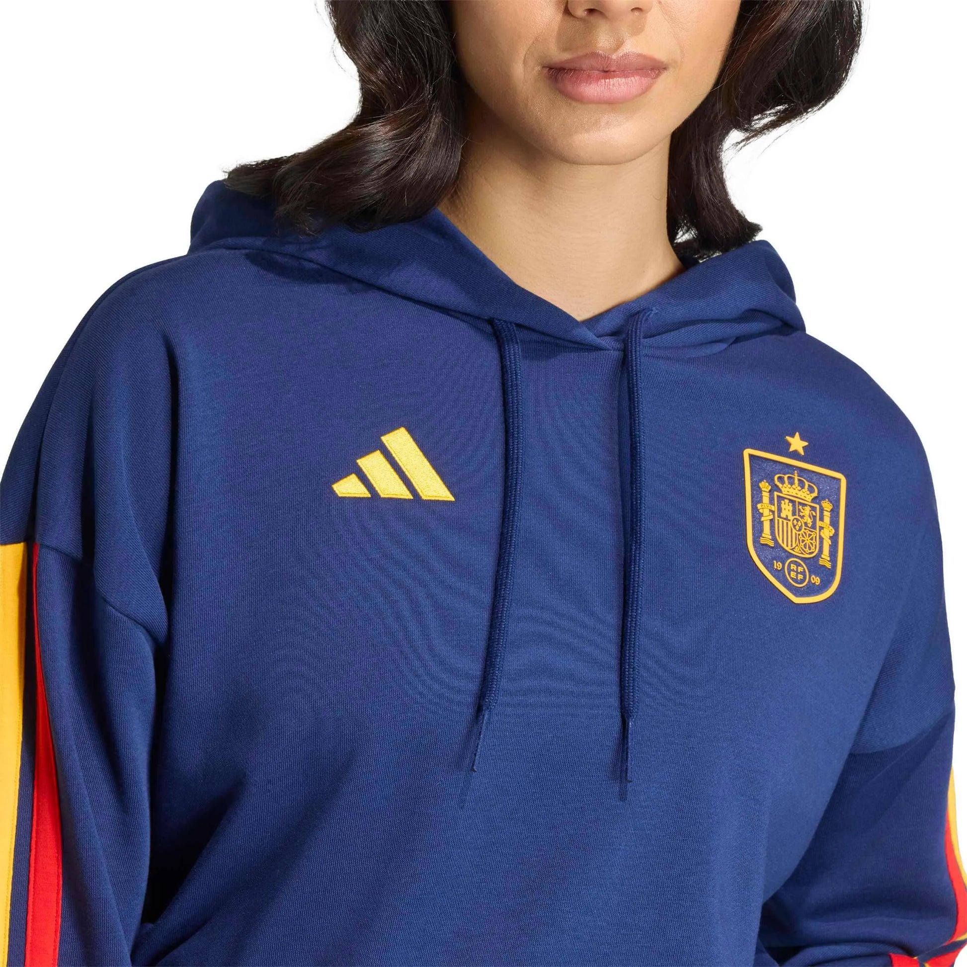 adidas 2026 Spain Women's DNA Hoodie (Detail 1)