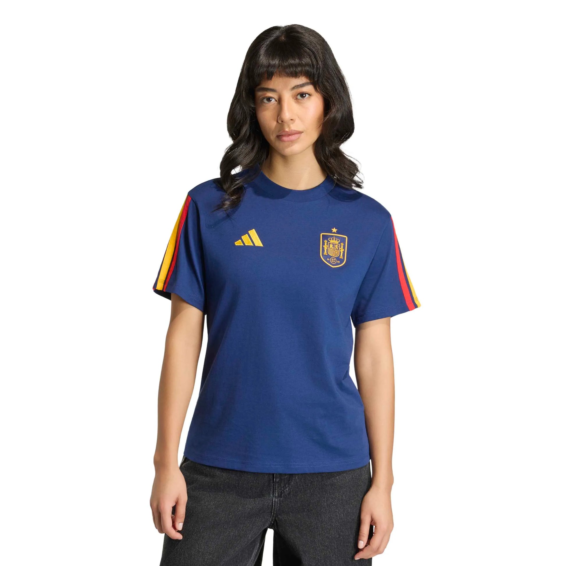 adidas 2026 Spain Women's DNA Tee (Model - Front)