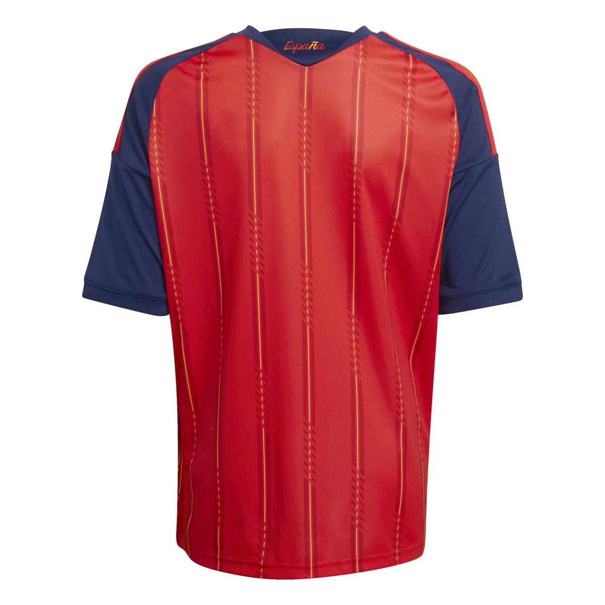 adidas 2026 Spain Youth 2 Star Stadium Home Soccer Jersey (Back)