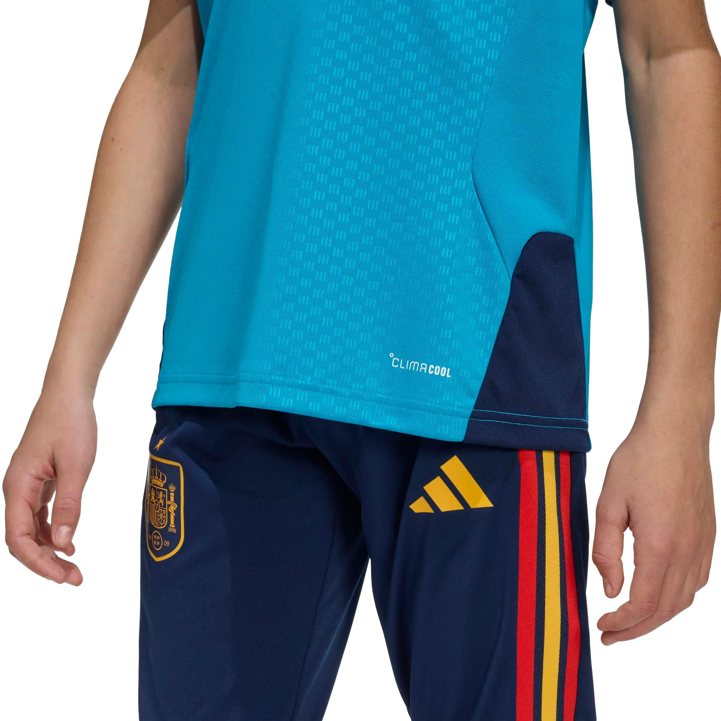 adidas 2026 Spain Youth Tiro Training Soccer Jersey (Detail 1)