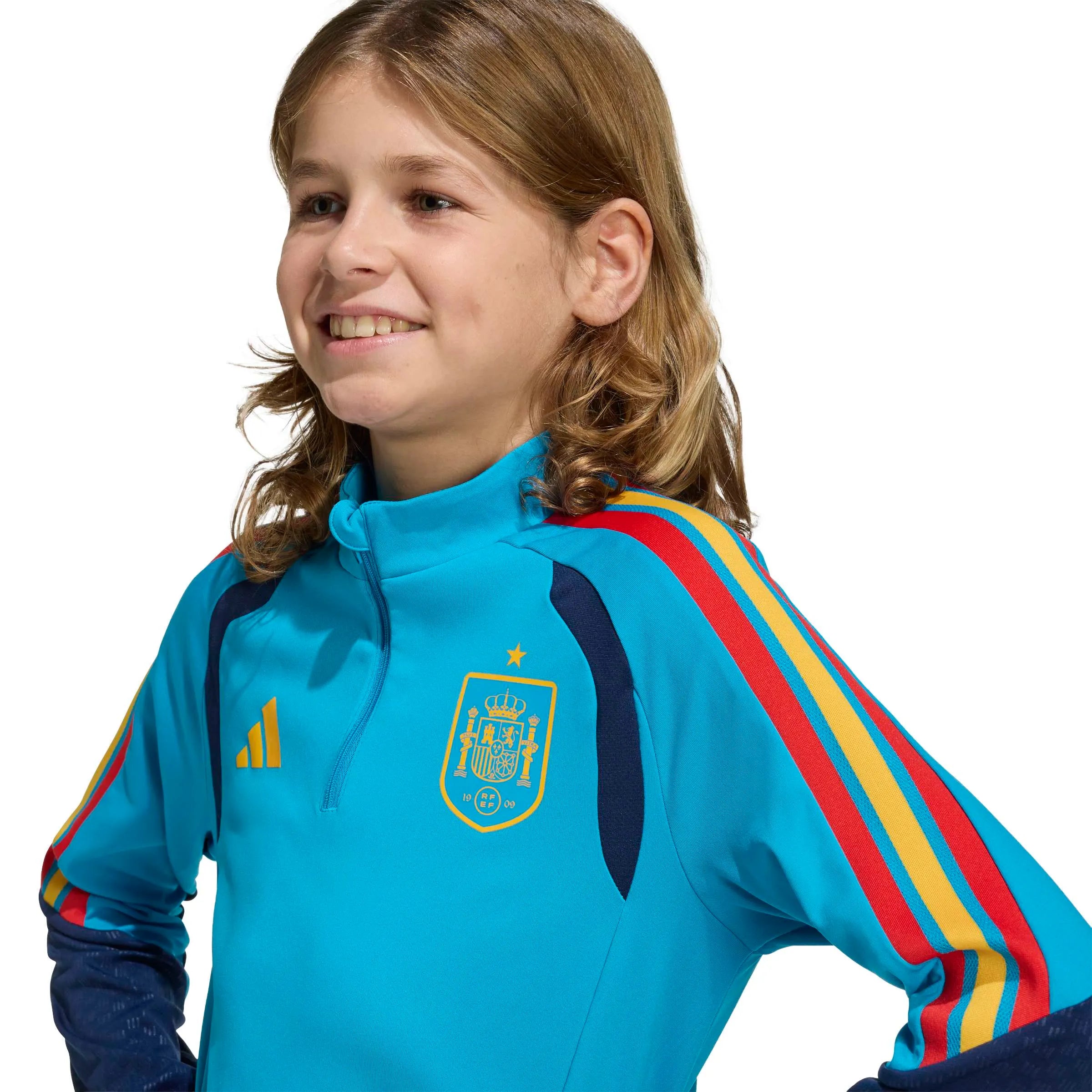 adidas 2026 Spain Youth Tiro Training Top (Detail 1)