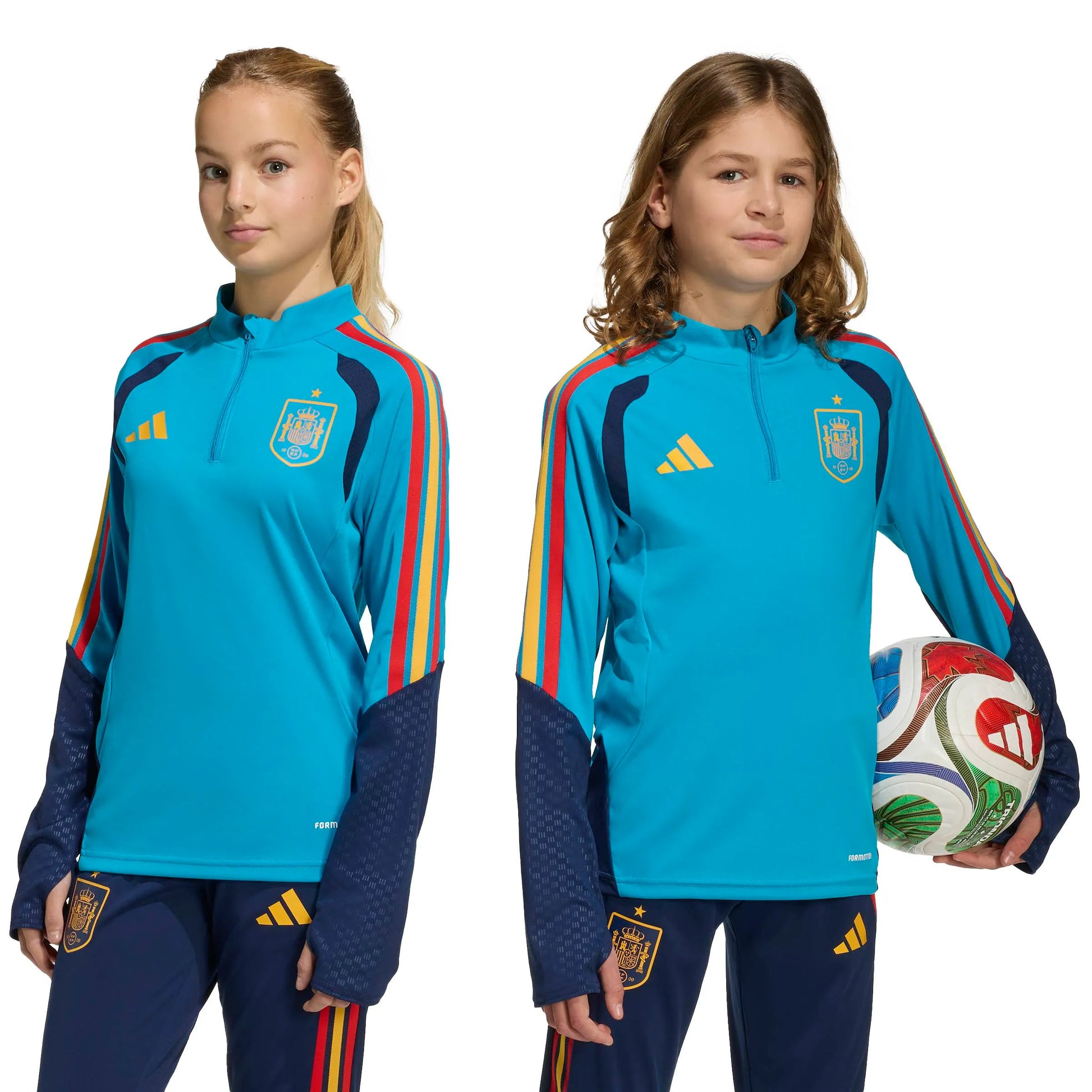 adidas 2026 Spain Youth Tiro Training Top (Models - Front)