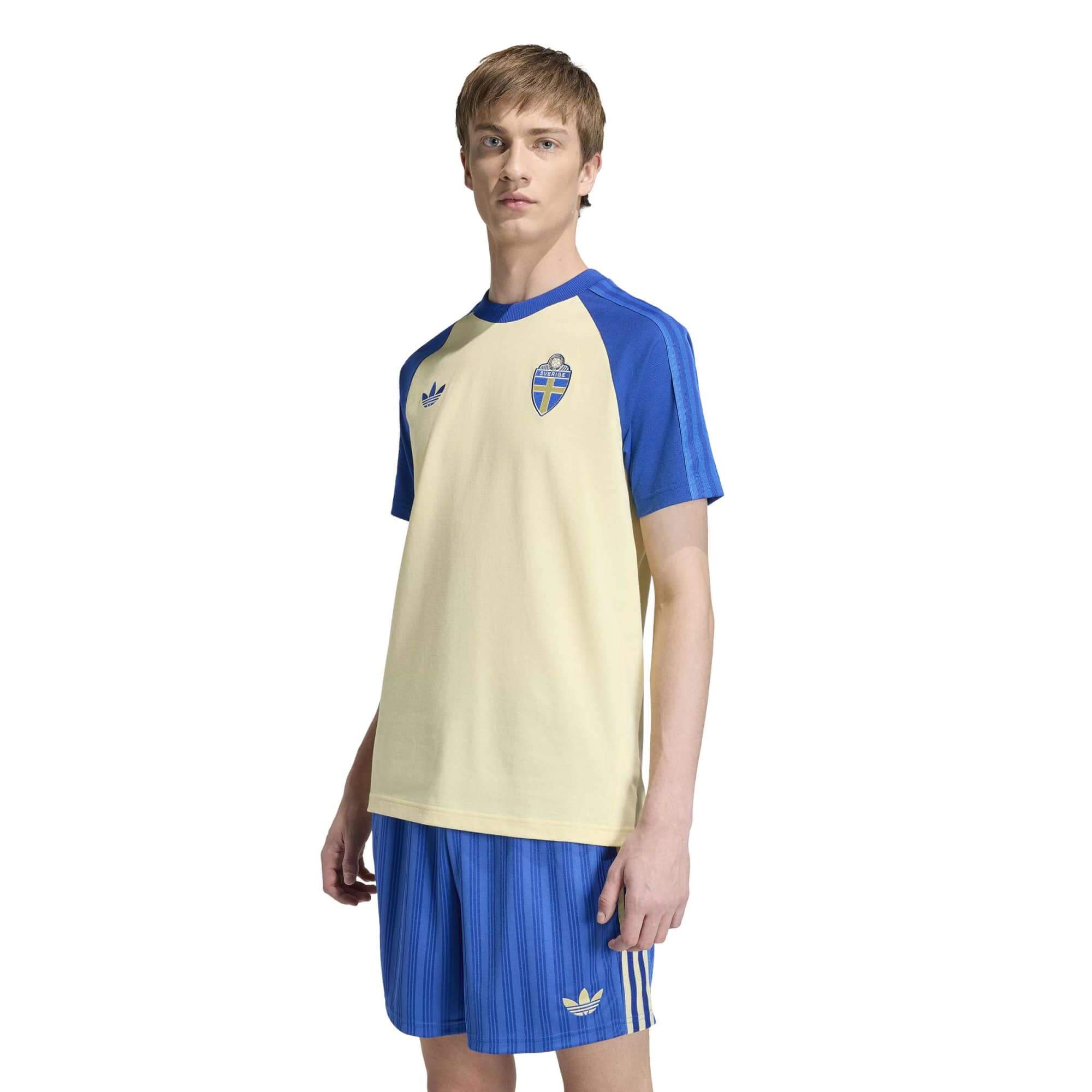 adidas 2026 Sweden Men's Originals Tee (Model - Front)