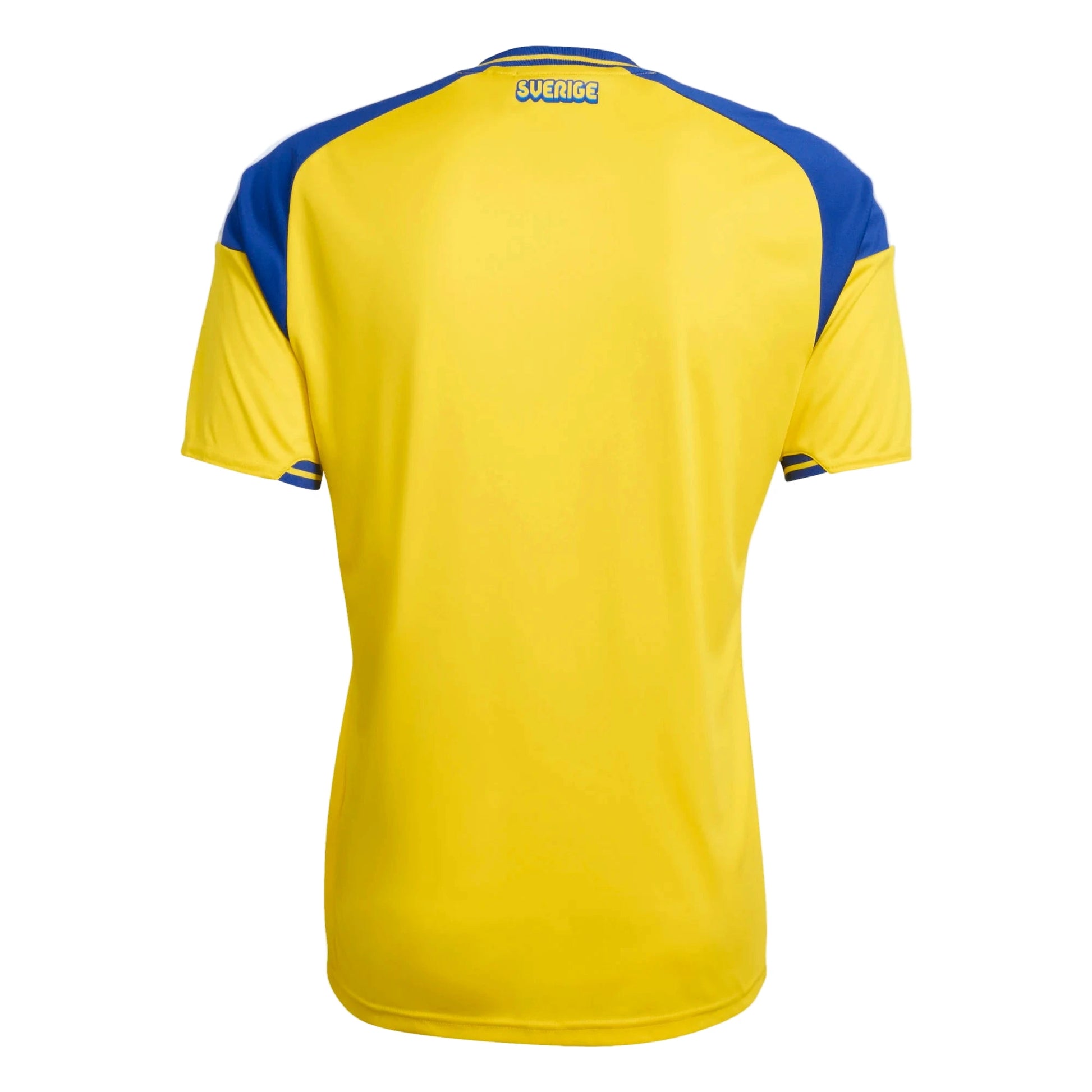adidas 2026 Sweden Men's Stadium Home Soccer Jersey (Back)