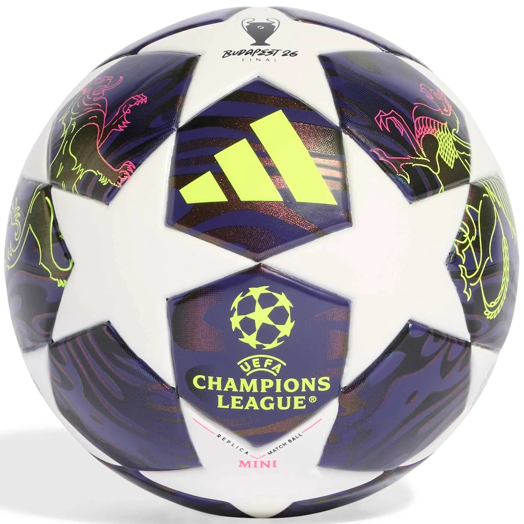 adidas 2026 UCL Final Mini Soccer Ball (Front)
