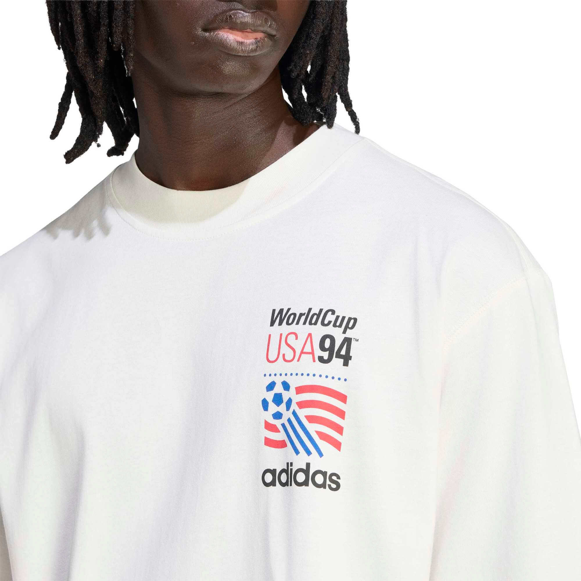 adidas 2026 USA Men's 94 Graphic Tee White (Detail 1)