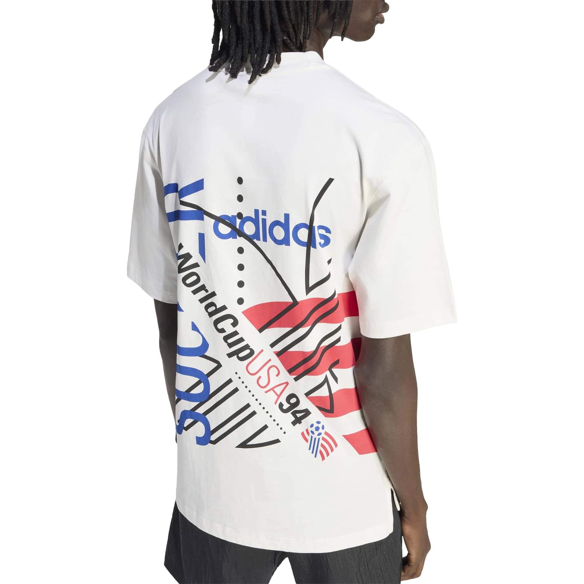 adidas 2026 USA Men's 94 Graphic Tee White (Detail 2)