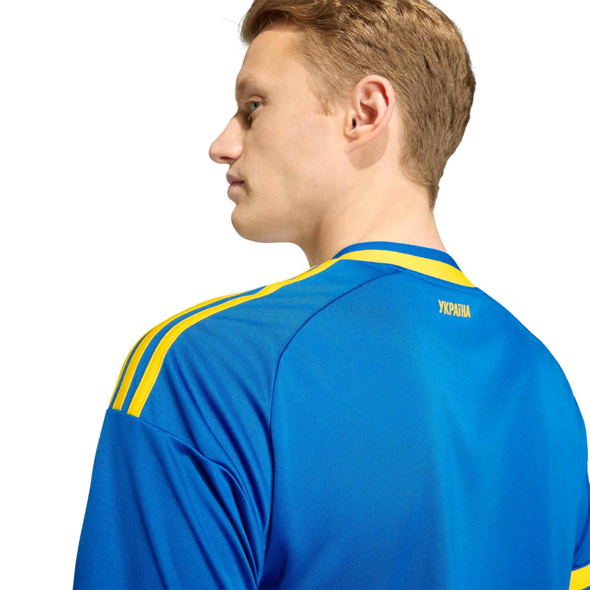 adidas 2026 Ukraine Men's Stadium Away Soccer Jersey (Detail 2)