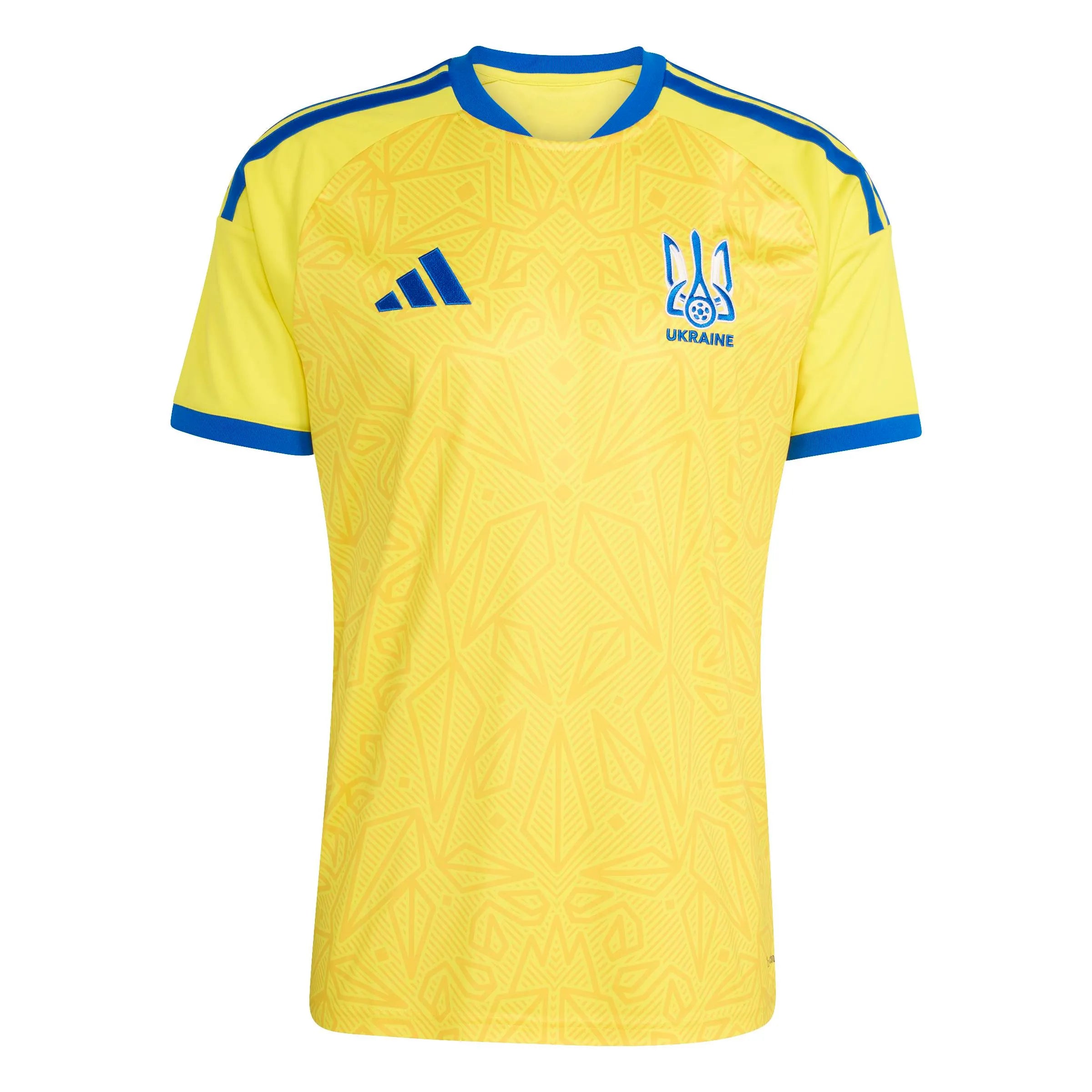 adidas 2026 Ukraine Men's Stadium Home Soccer Jersey (Front)