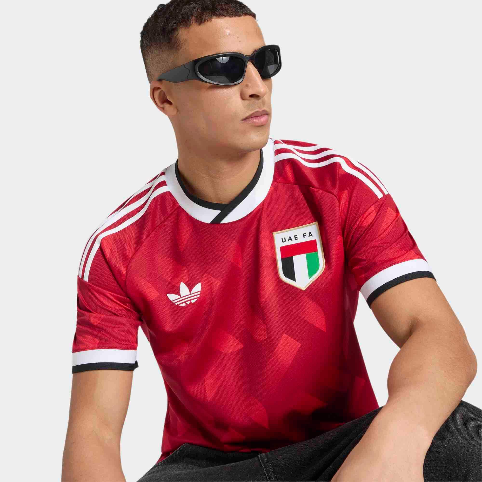 adidas 2026 United Arab Emirates Men's Stadium Away Soccer Jersey (Detail 1)