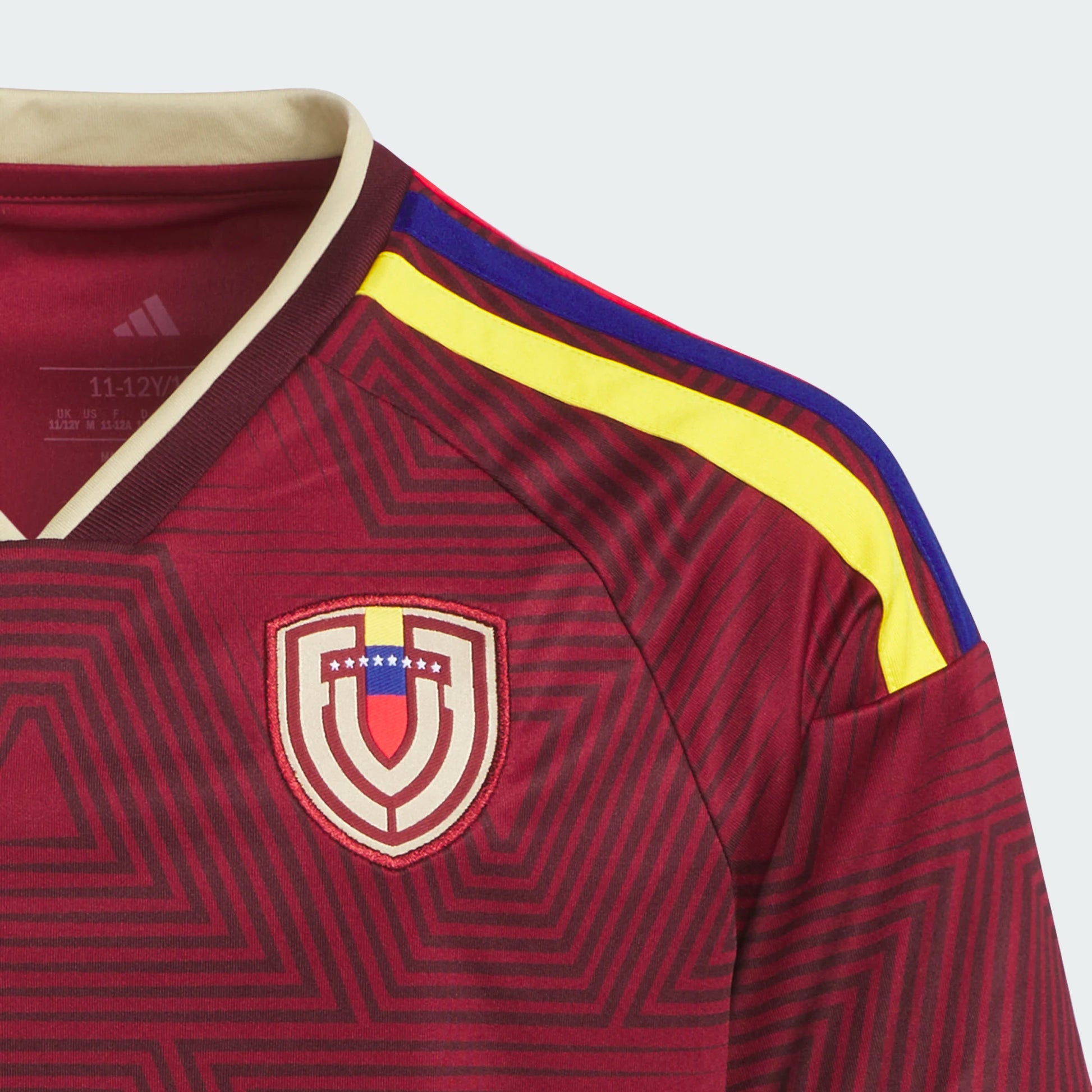 adidas 2026 Venezuela Youth Stadium Home Jersey (Detail 1)