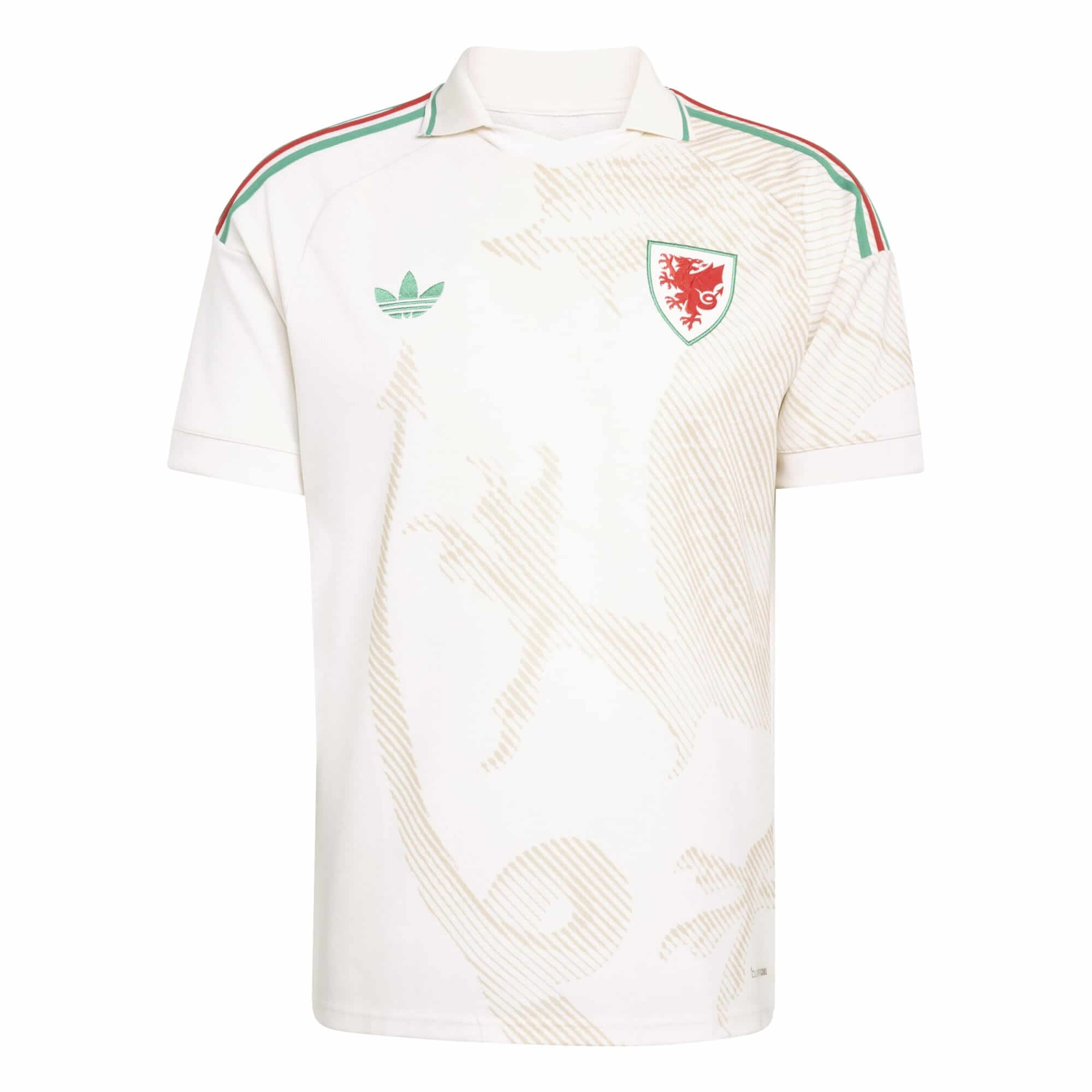 adidas 2026 Wales Men's Stadium Away Soccer Jersey (Front)