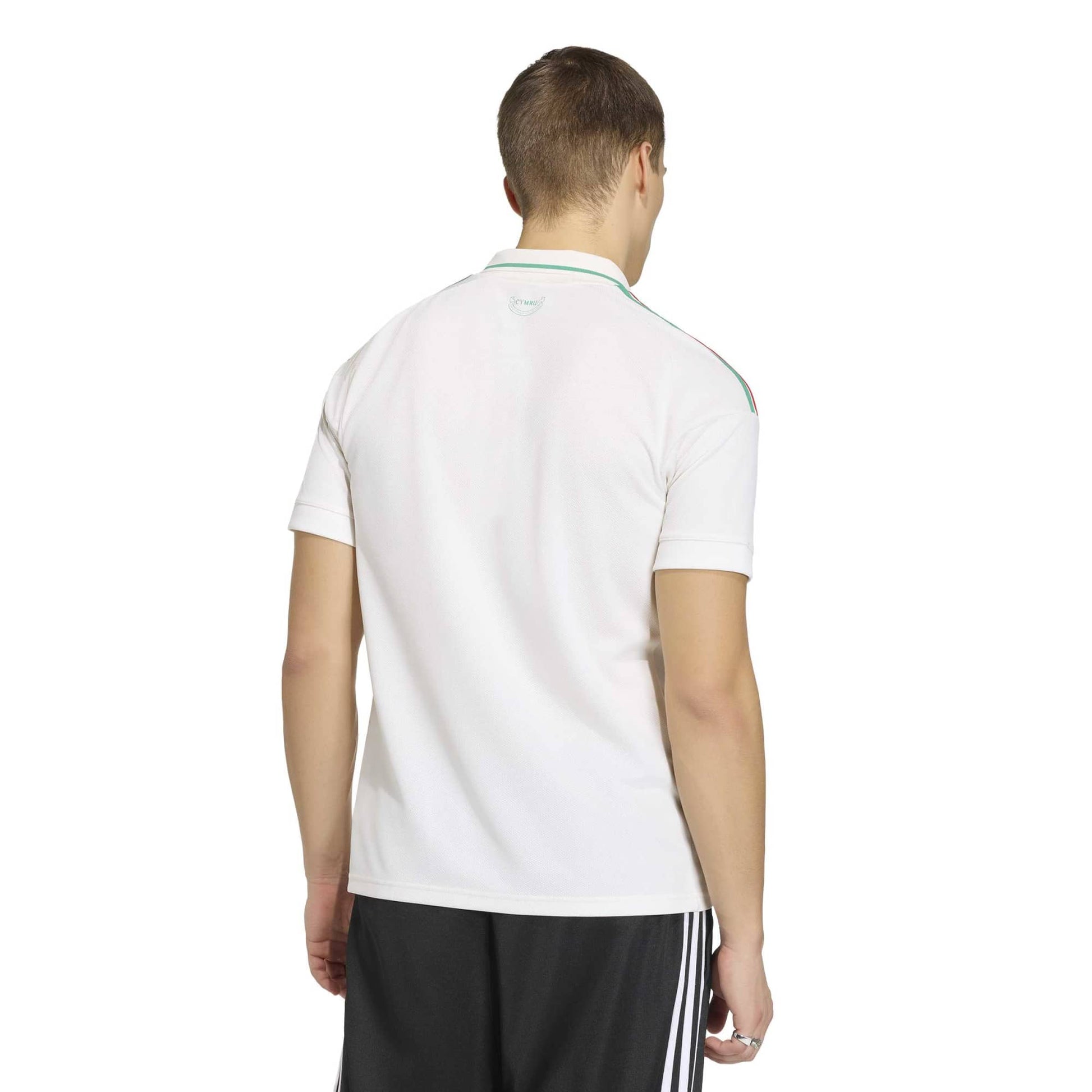 adidas 2026 Wales Men's Stadium Away Soccer Jersey (Model - Back)