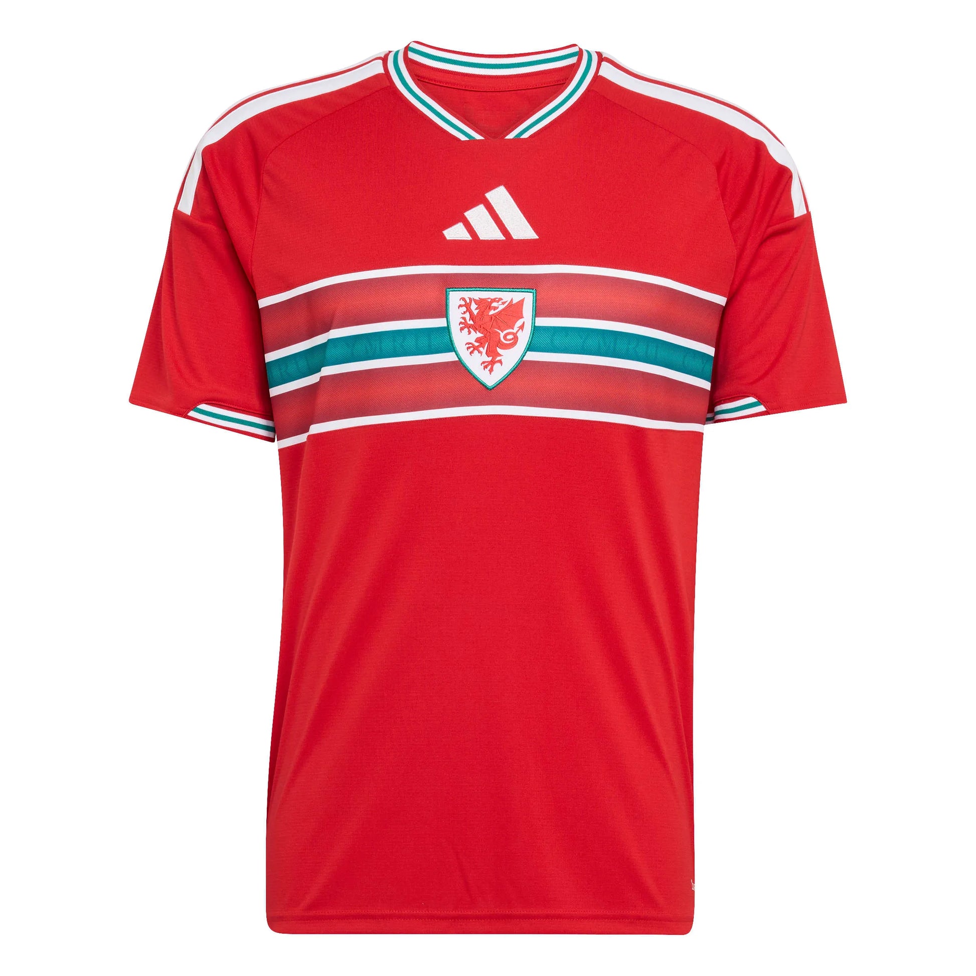 adidas 2026 Wales Men's Stadium Home Soccer Jersey (Front)