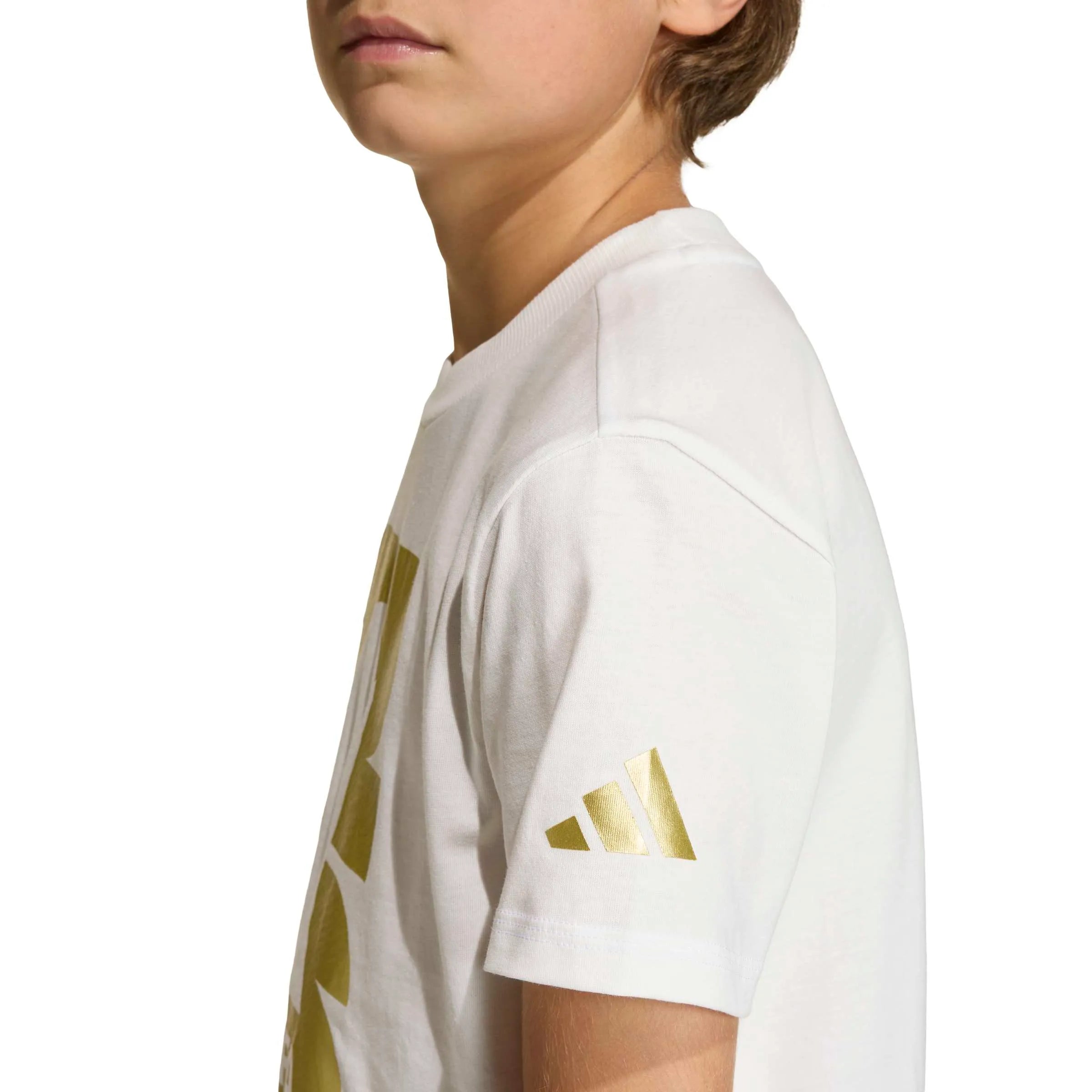 adidas 2026 World Cup Youth Official Emblem Tee White (Detail 2)