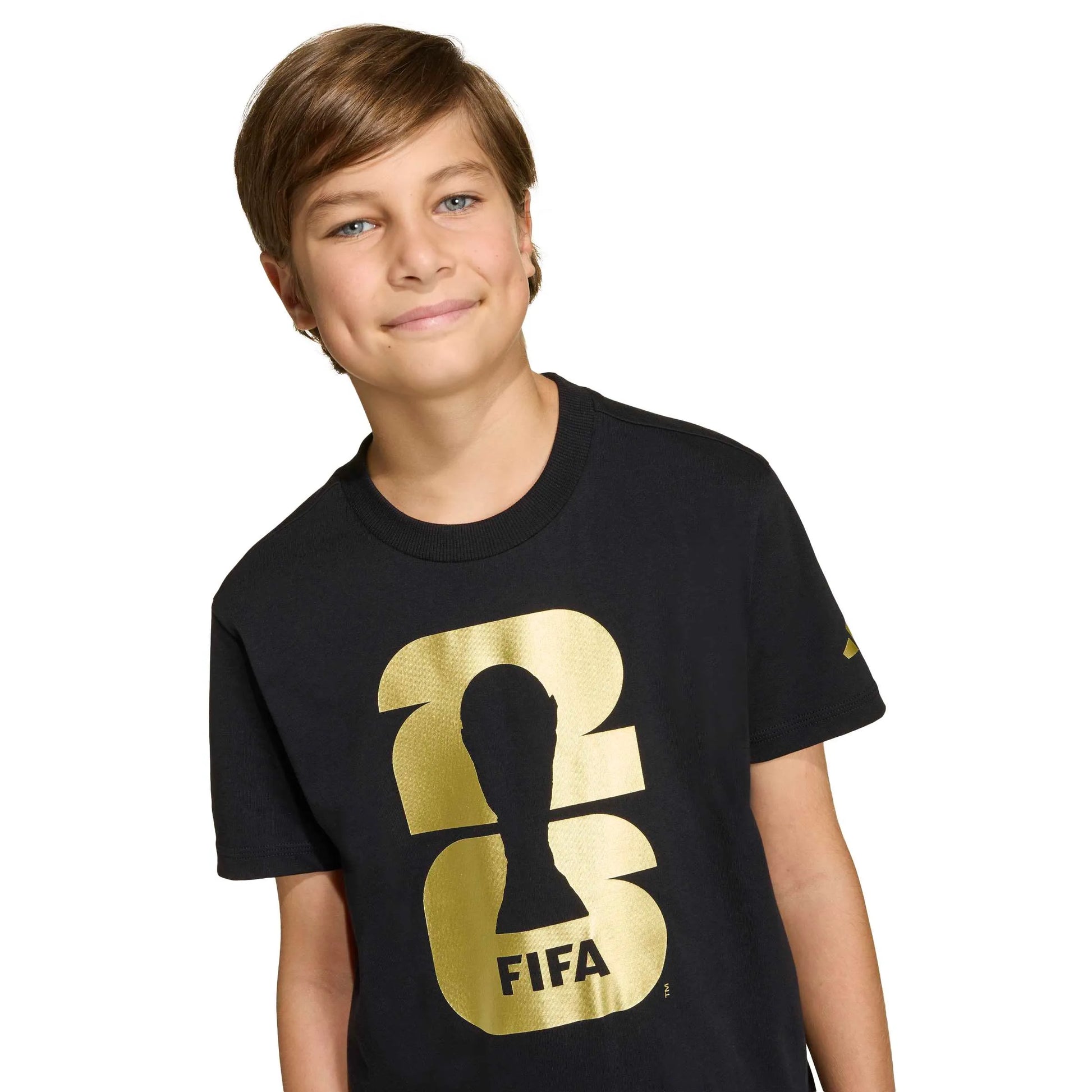 adidas 2026 World Cup Youth Official Emblem Tee (Detail 1)