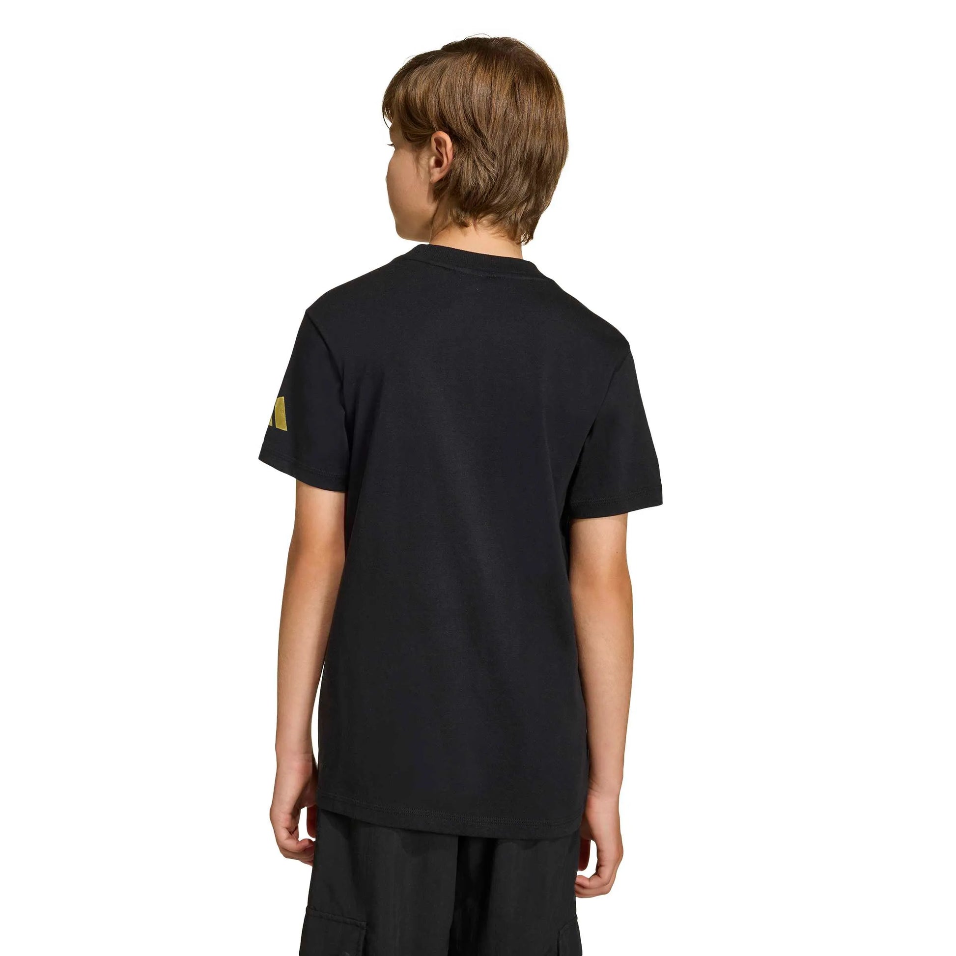 adidas 2026 World Cup Youth Official Emblem Tee (Model - Back)