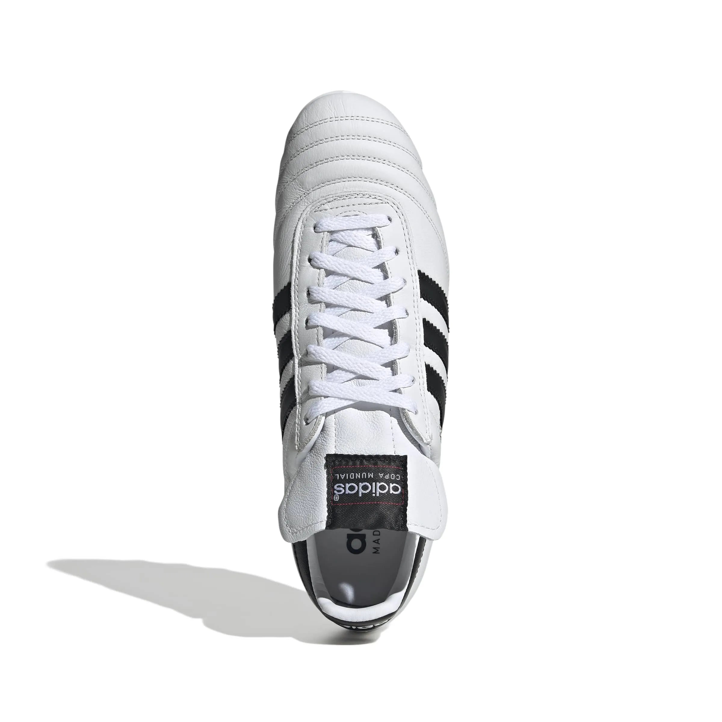 adidas Copa Mundial Firm Ground Soccer Cleats Cloud White - Core Black - Gold Metallic (Top)