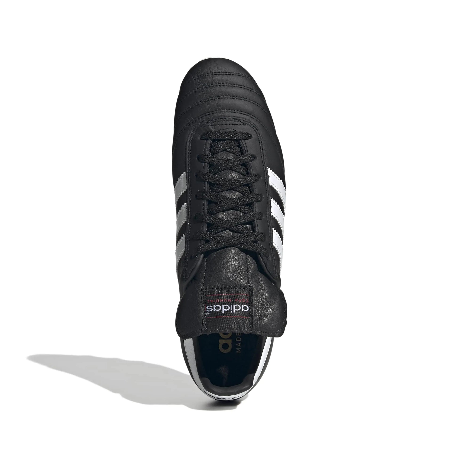adidas Copa Mundial Firm Ground Soccer Cleats Core Black / Cloud White / Collegiate Red (Top)