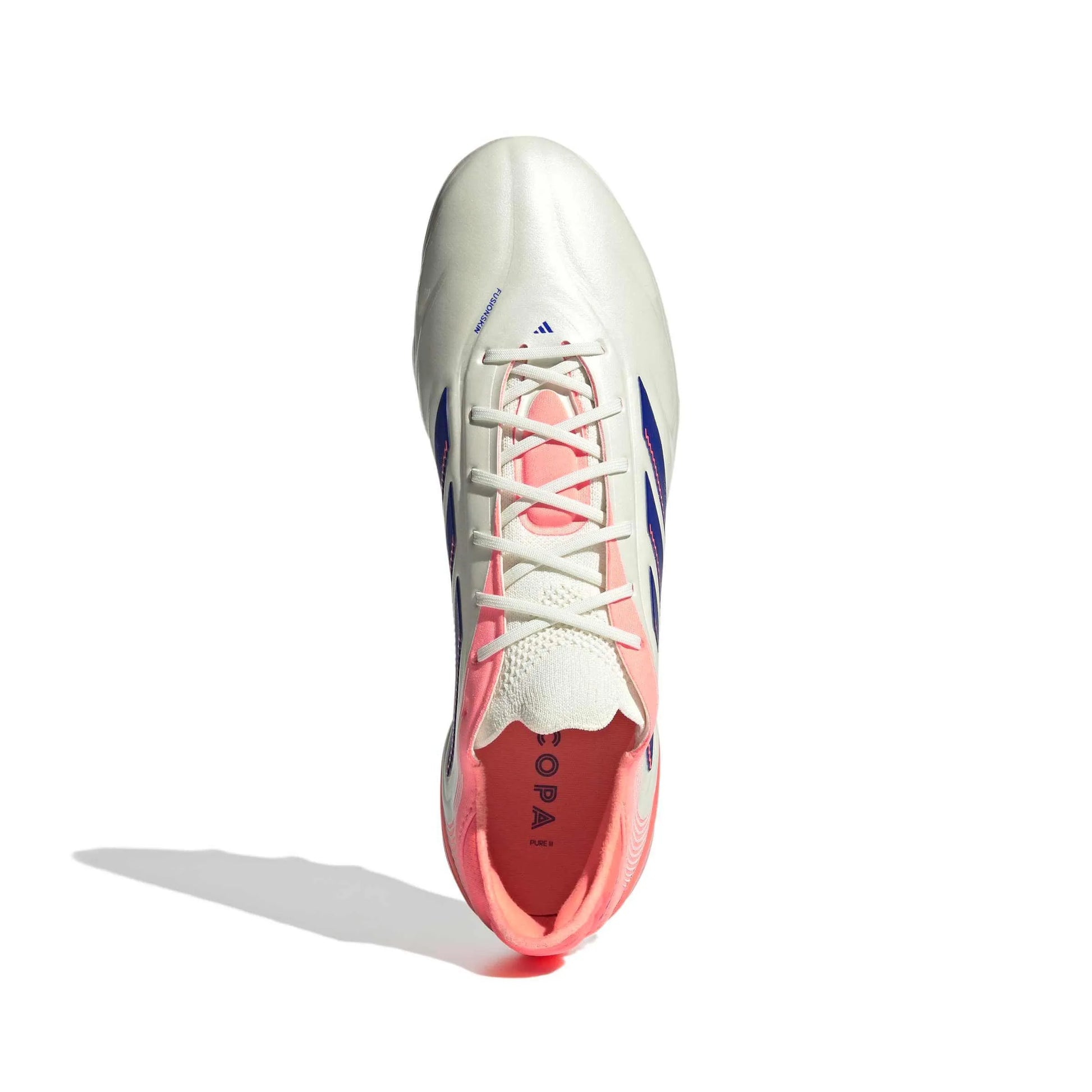 adidas Copa Pure III Elite Firm Ground Soccer Cleats - Coral Blaze Pack (FA25) (Top)