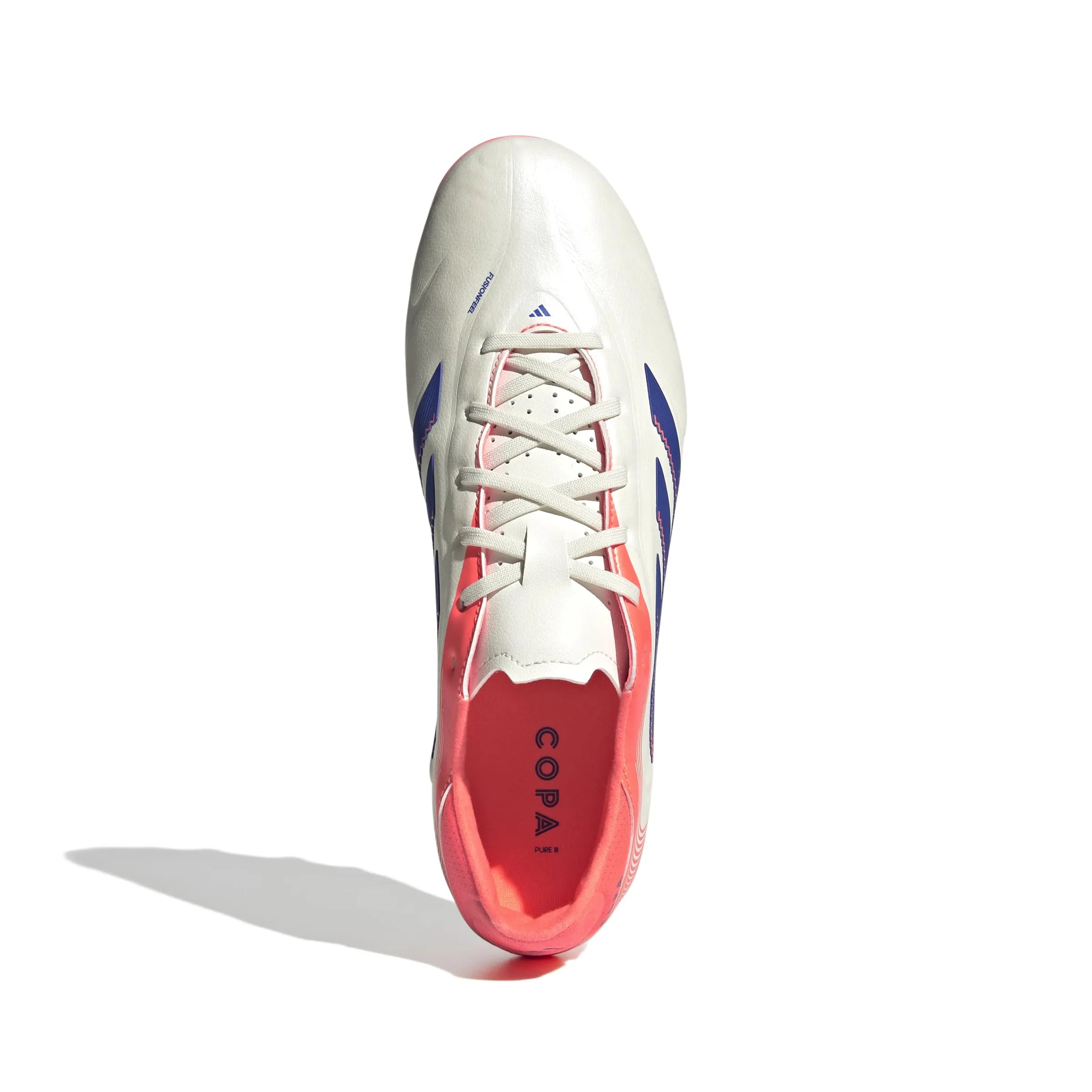 adidas Copa Pure III League Firm/Multi Ground Soccer Cleats - Coral Blaze Pack (FA25) (Top)