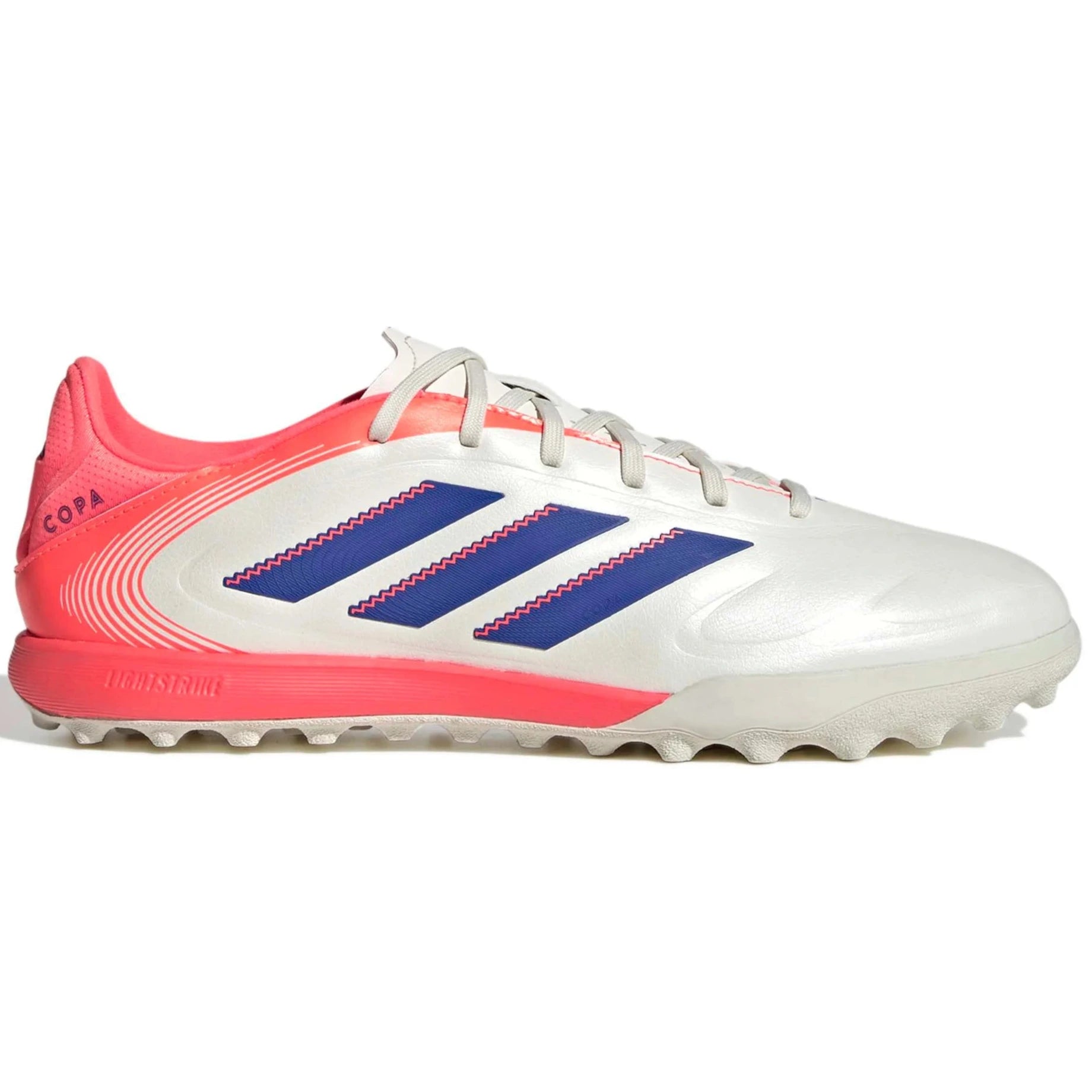 adidas Copa Pure III League Turf Soccer Shoes - Coral Blaze Pack (FA25) (Side 1)