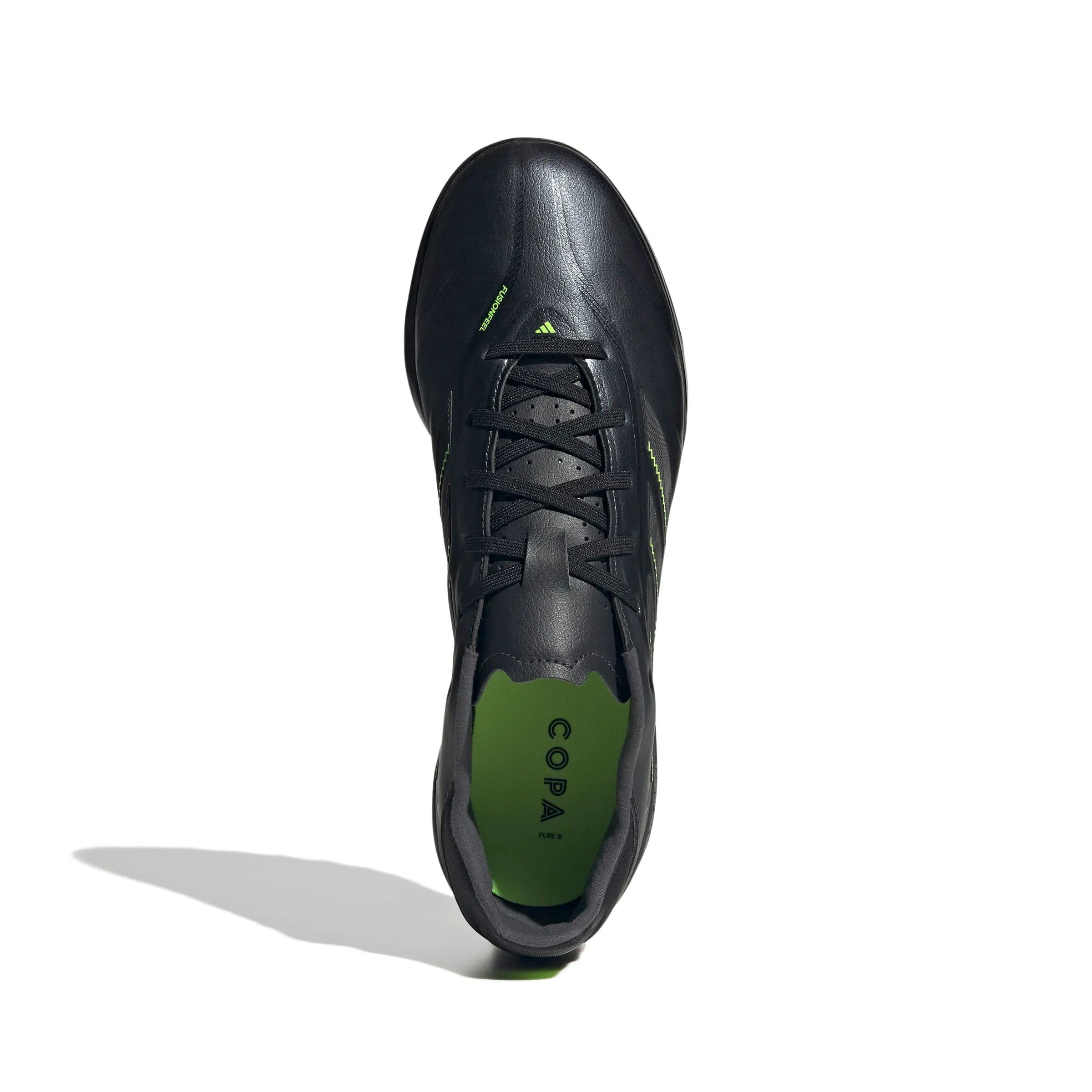 adidas Copa Pure III League Turf Soccer Shoes - Electric Stealth Pack (FA25) (Top)