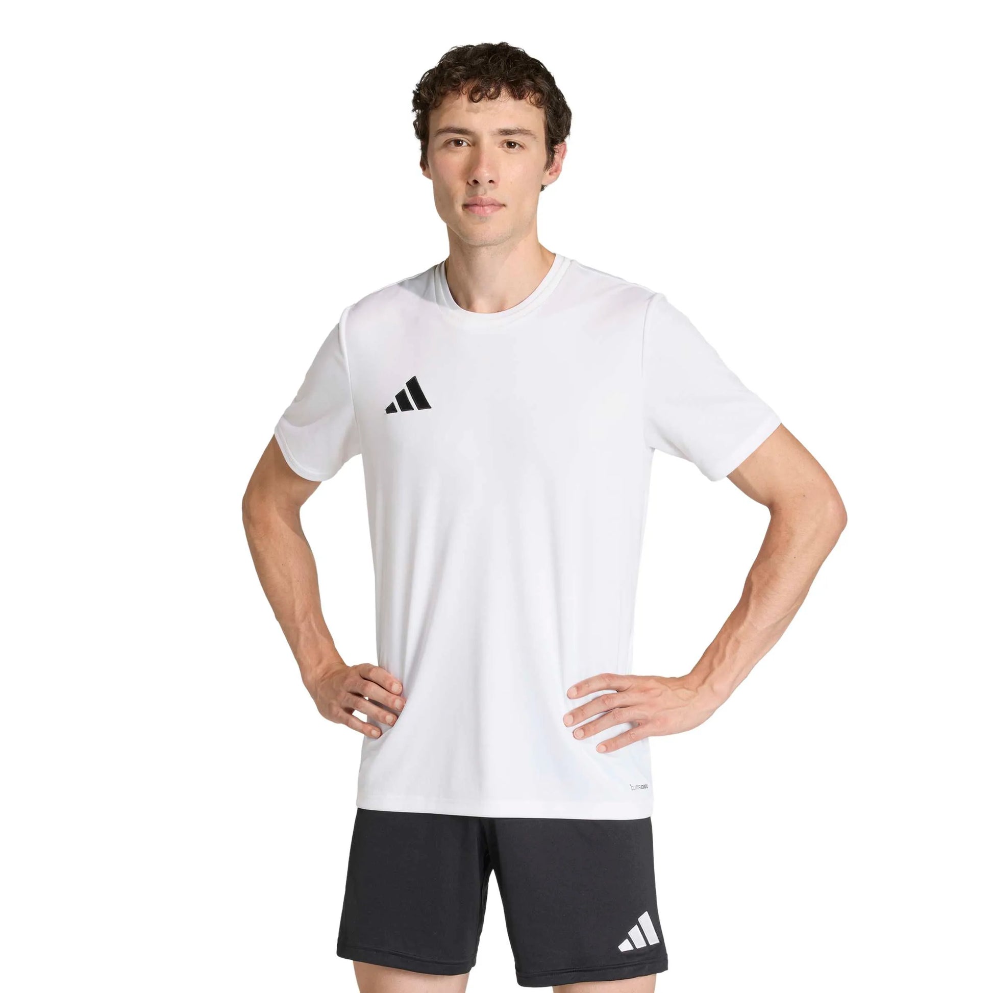adidas Entrada 26 Men's Soccer Jersey White (Model - Front)