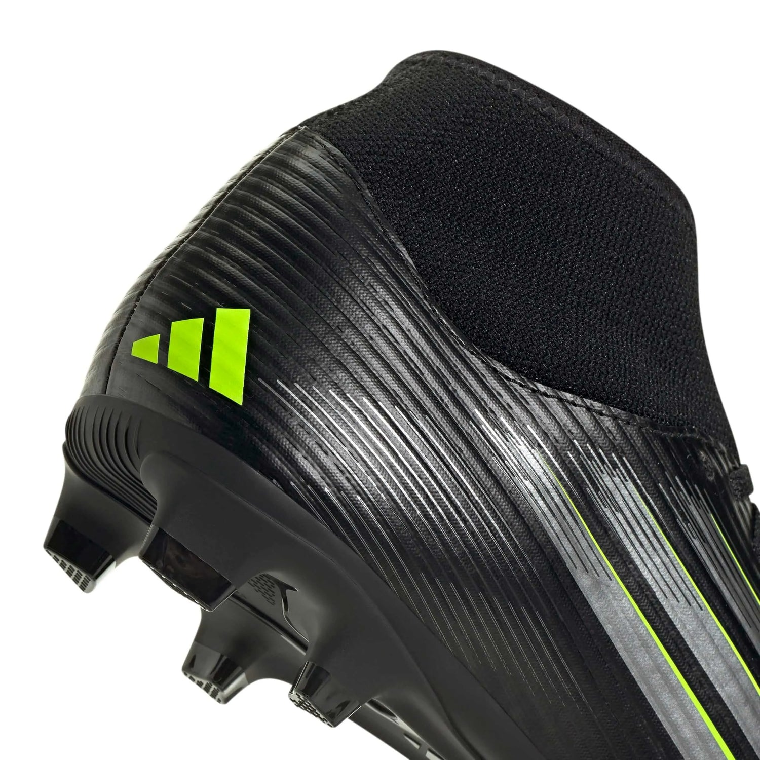adidas F50 Club Mid Firm-Multi Ground Soccer Cleats - Electric Stealth Pack (FA25) (Detail 2)