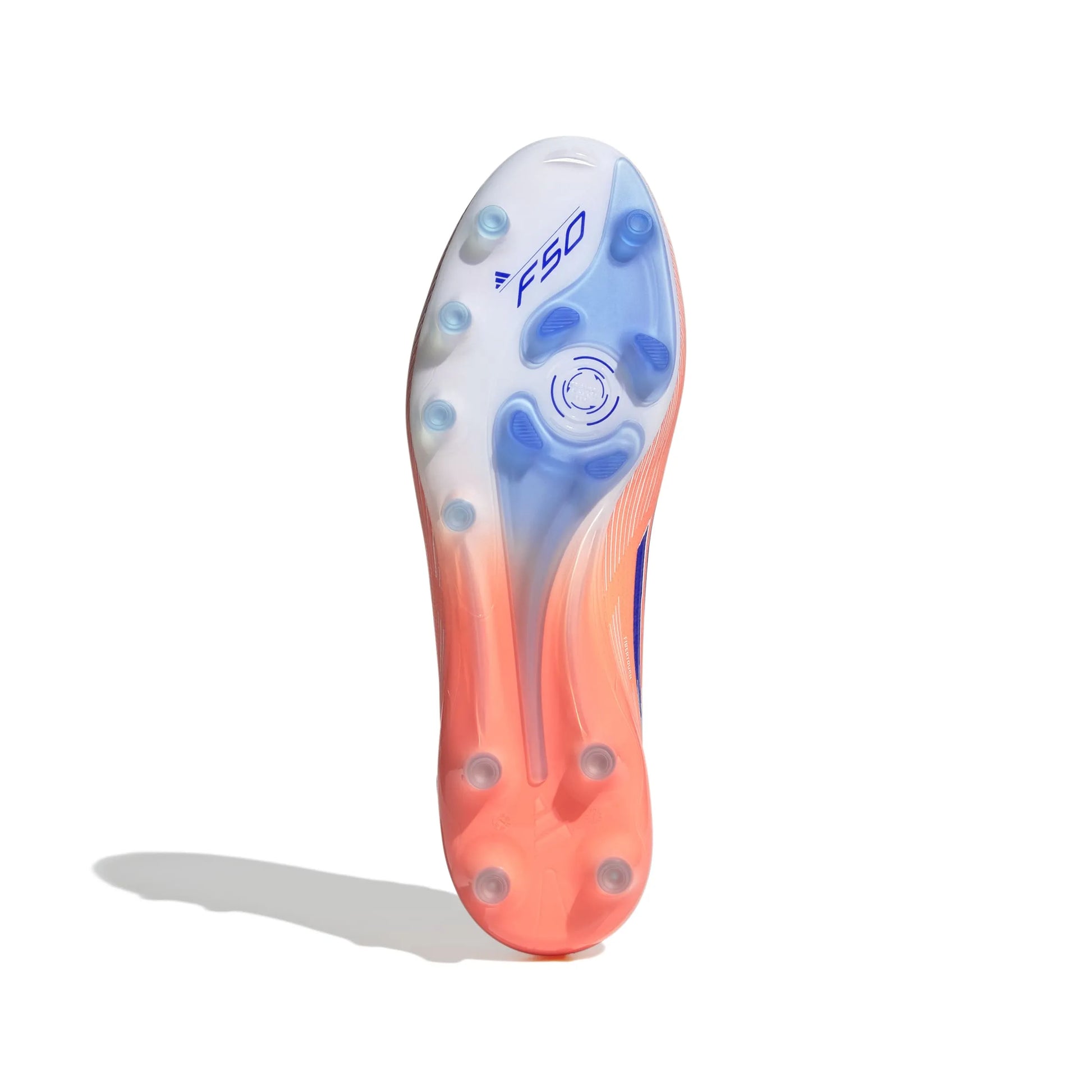 adidas F50 Elite Artificial Grass Soccer Cleats - Coral Blaze Pack (FA25) (Bottom)